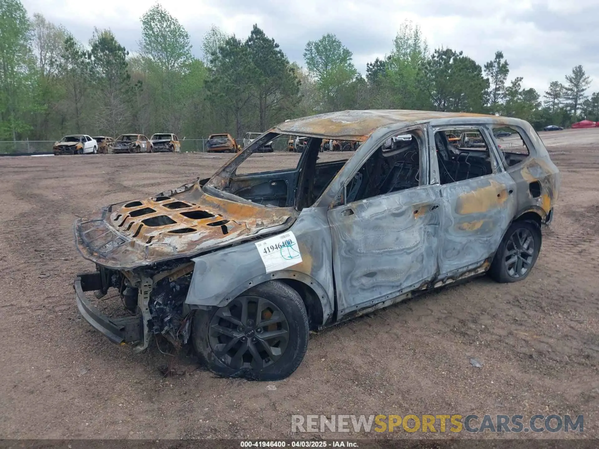 6 fotografías del automóvil dañado 5XYP24GC9RG459292 KIA TELLURIDE 2024