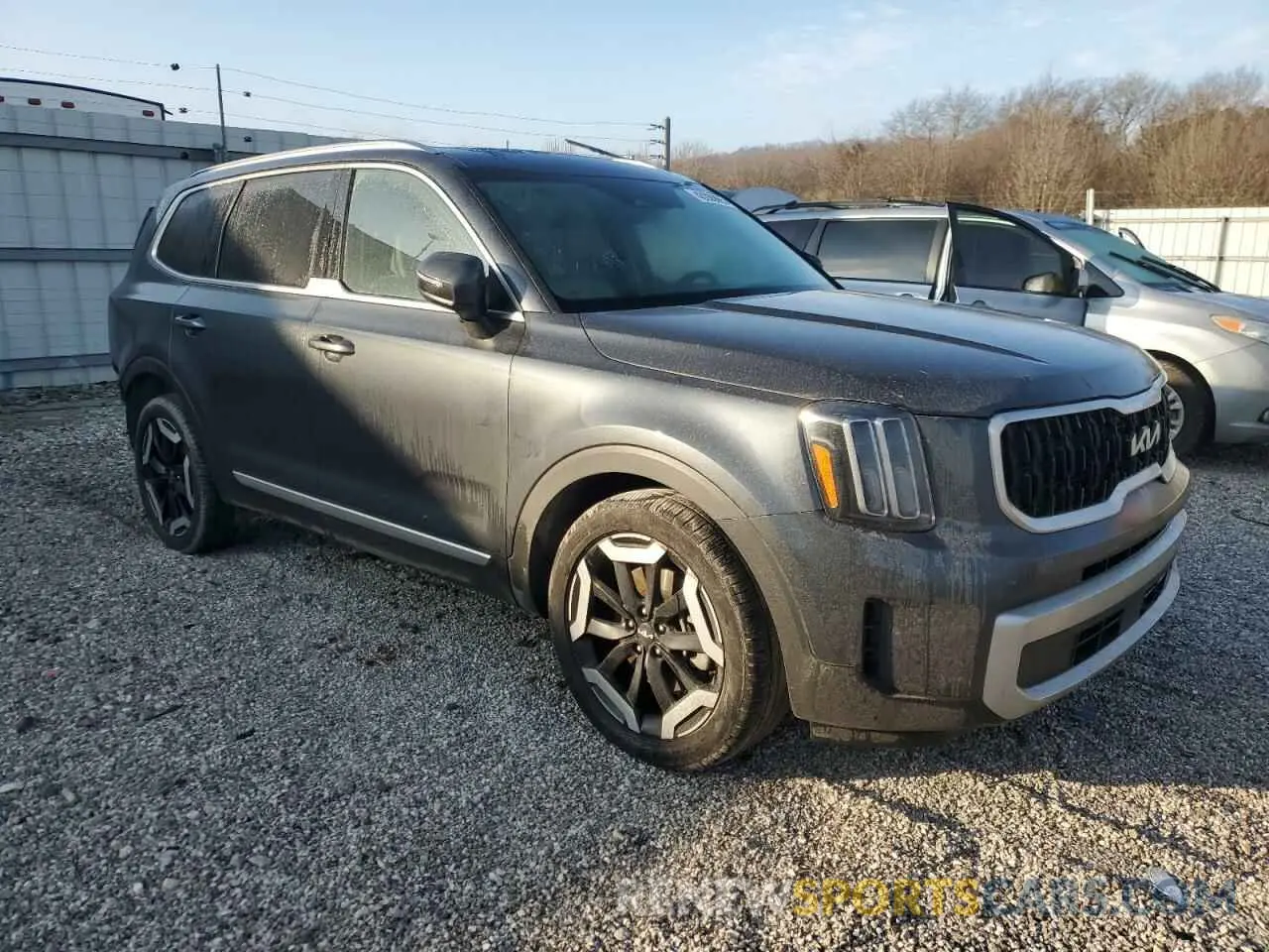 4 fotografías del automóvil dañado 5XYP34GC0RG417574 KIA TELLURIDE 2024
