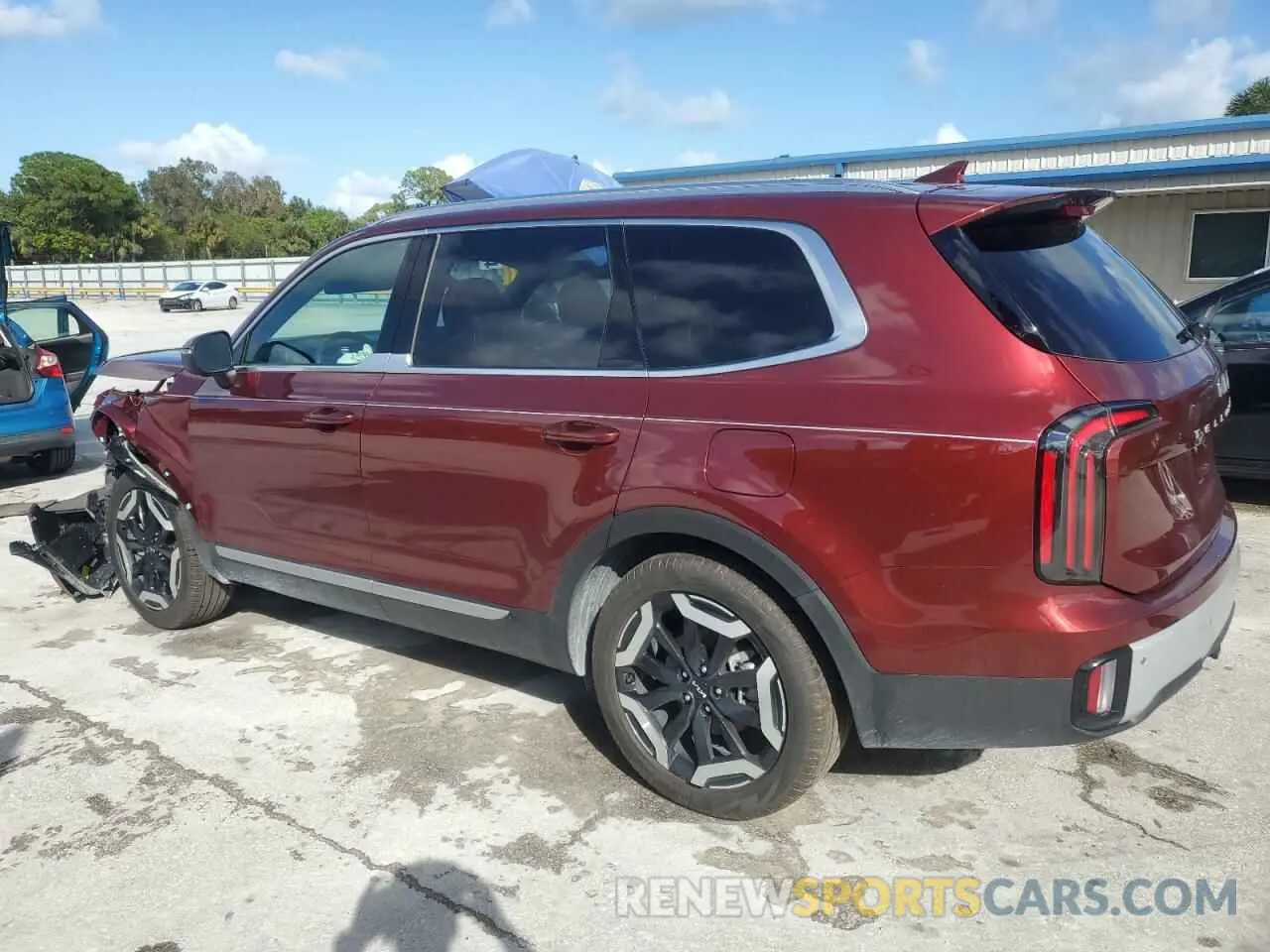 2 fotografías del automóvil dañado 5XYP34GC3RG554511 KIA TELLURIDE 2024