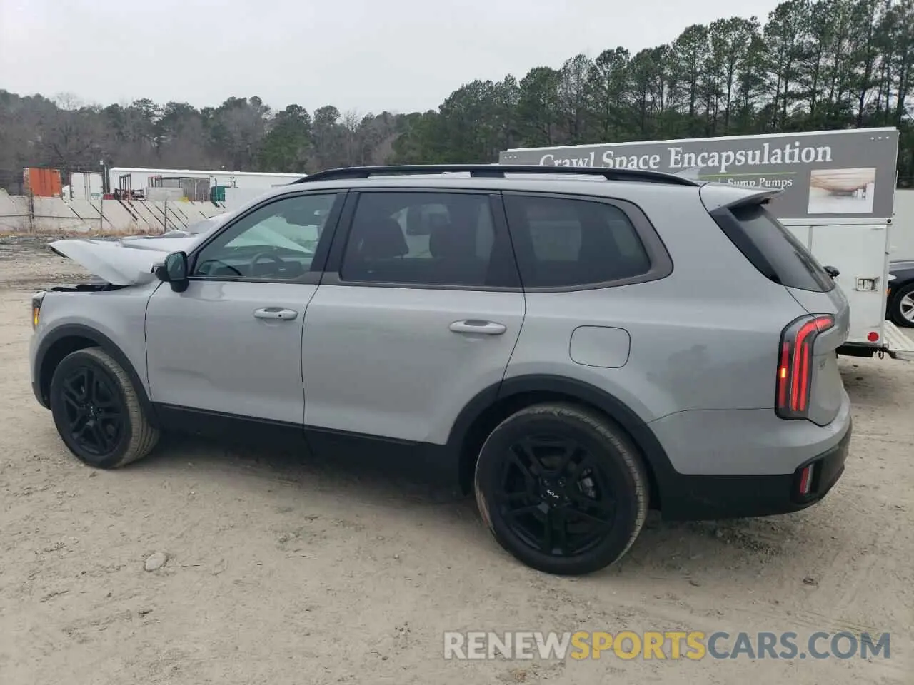 2 fotografías del automóvil dañado 5XYP3DGC0RG557043 KIA TELLURIDE 2024