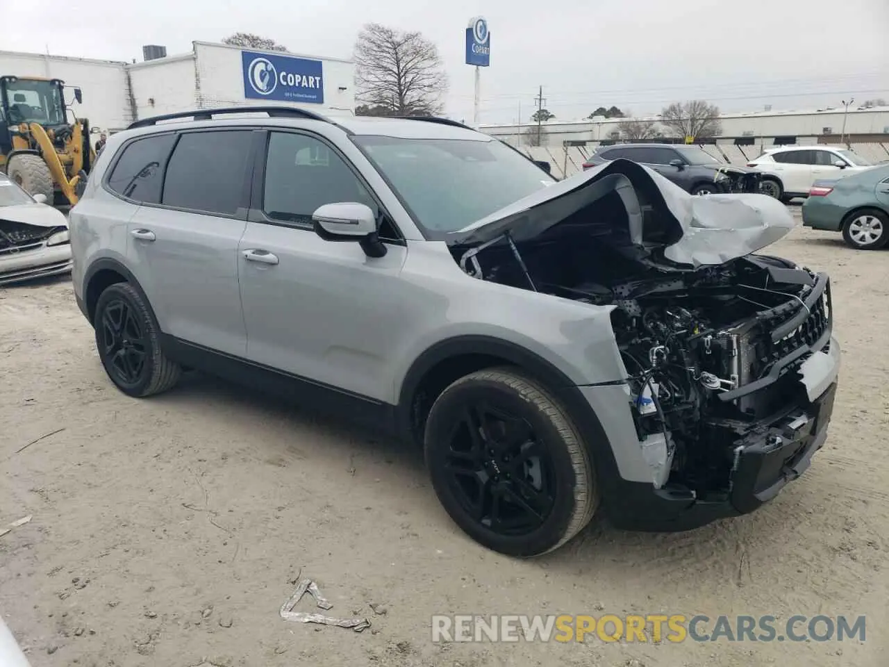 4 fotografías del automóvil dañado 5XYP3DGC0RG557043 KIA TELLURIDE 2024