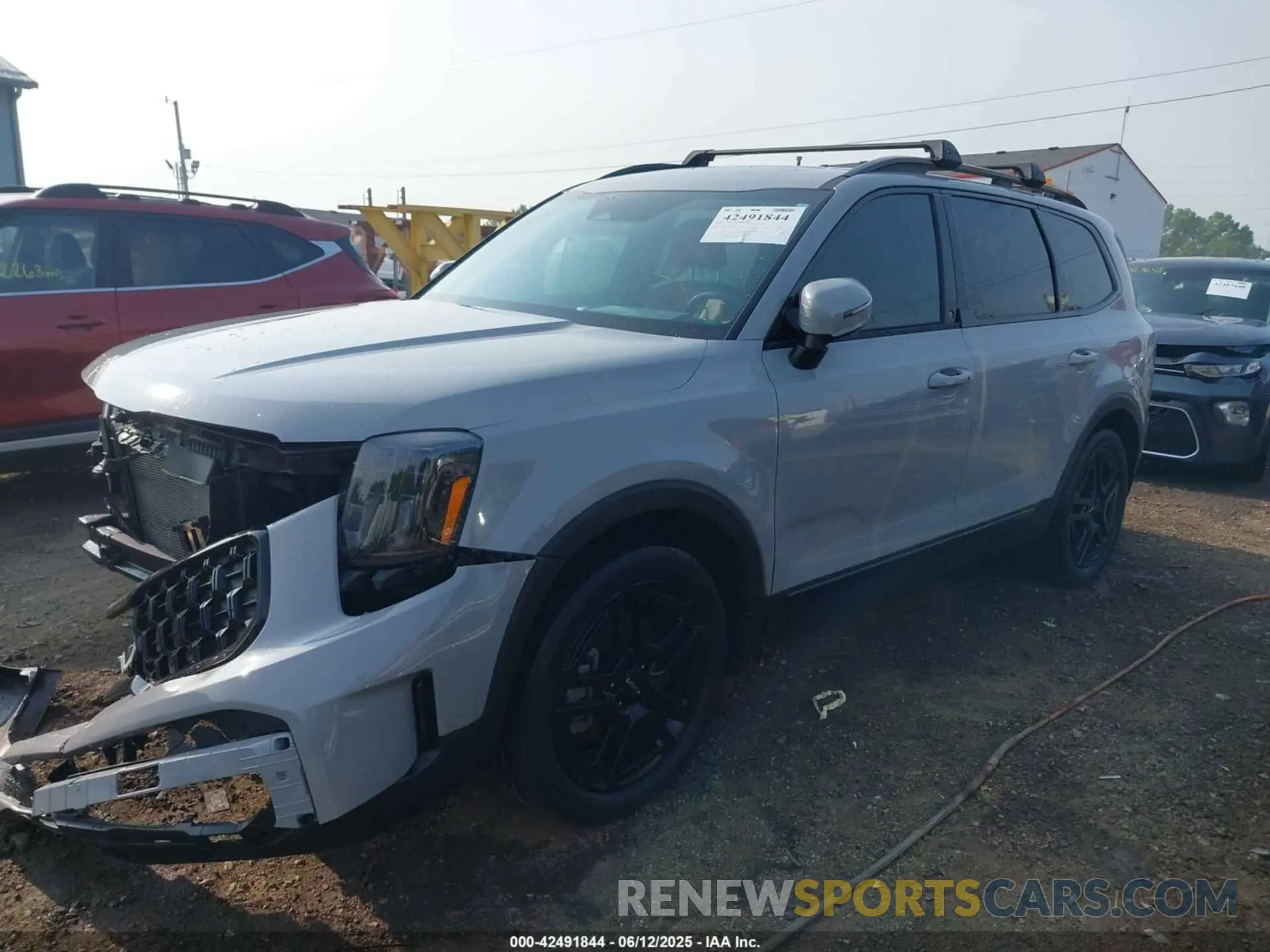 2 fotografías del automóvil dañado 5XYP3DGC1RG427725 KIA TELLURIDE 2024