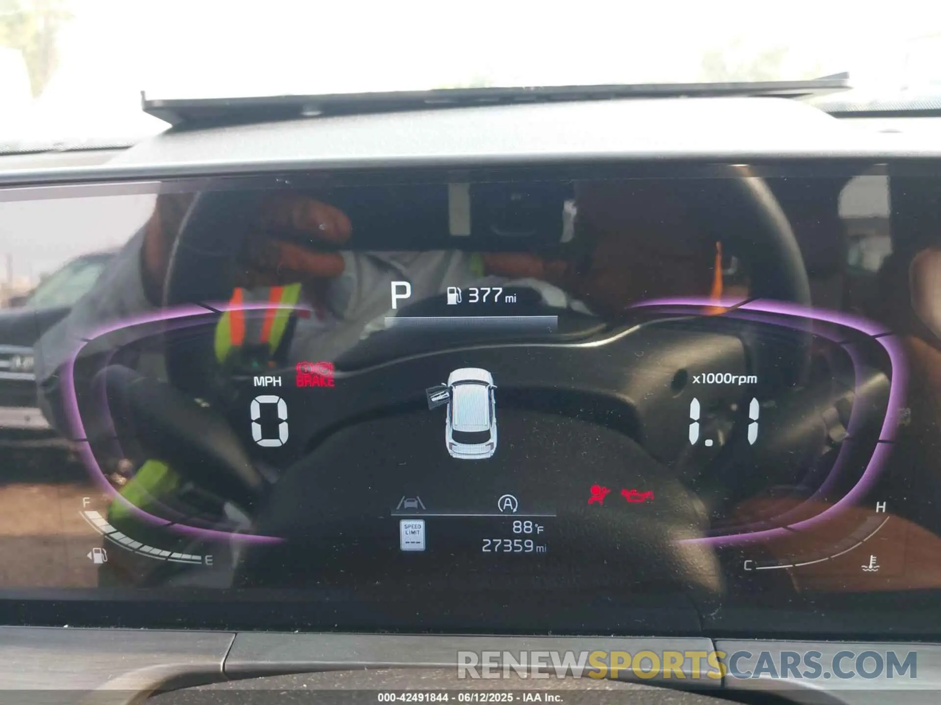 7 fotografías del automóvil dañado 5XYP3DGC1RG427725 KIA TELLURIDE 2024