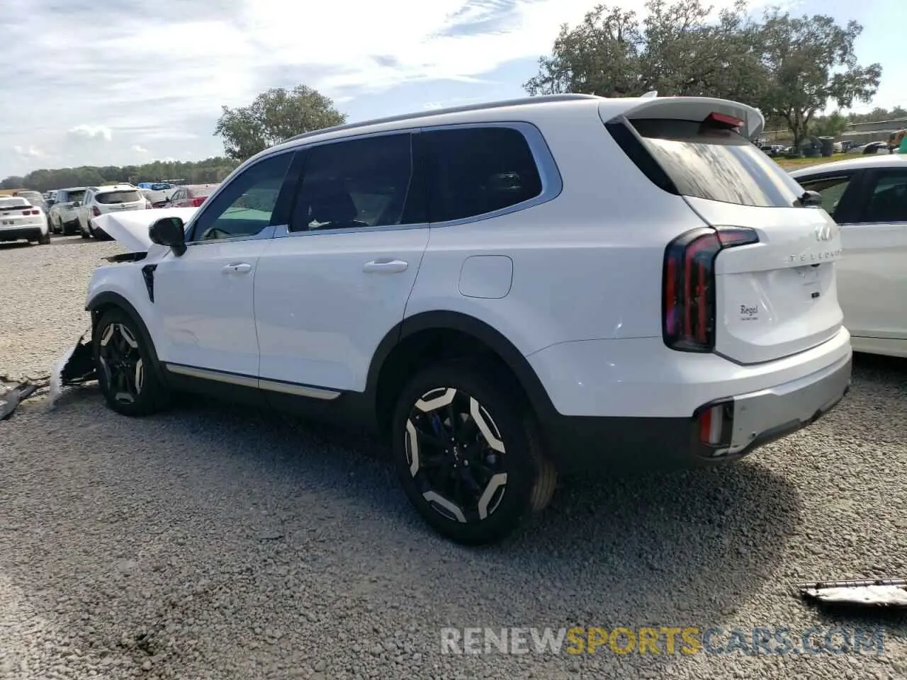 2 fotografías del automóvil dañado 5XYP3DGC1RG442032 KIA TELLURIDE 2024