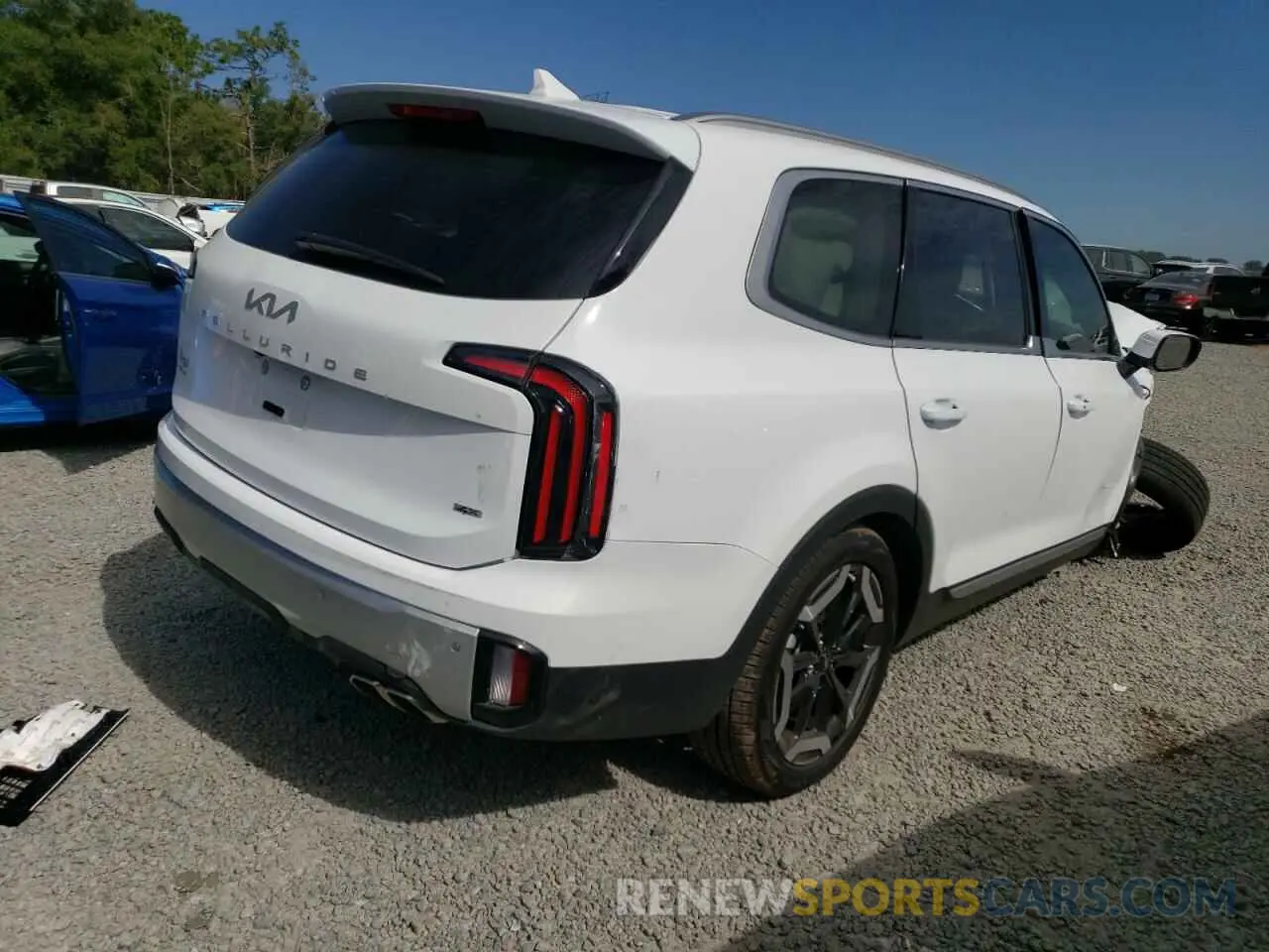 3 fotografías del automóvil dañado 5XYP3DGC1RG442032 KIA TELLURIDE 2024