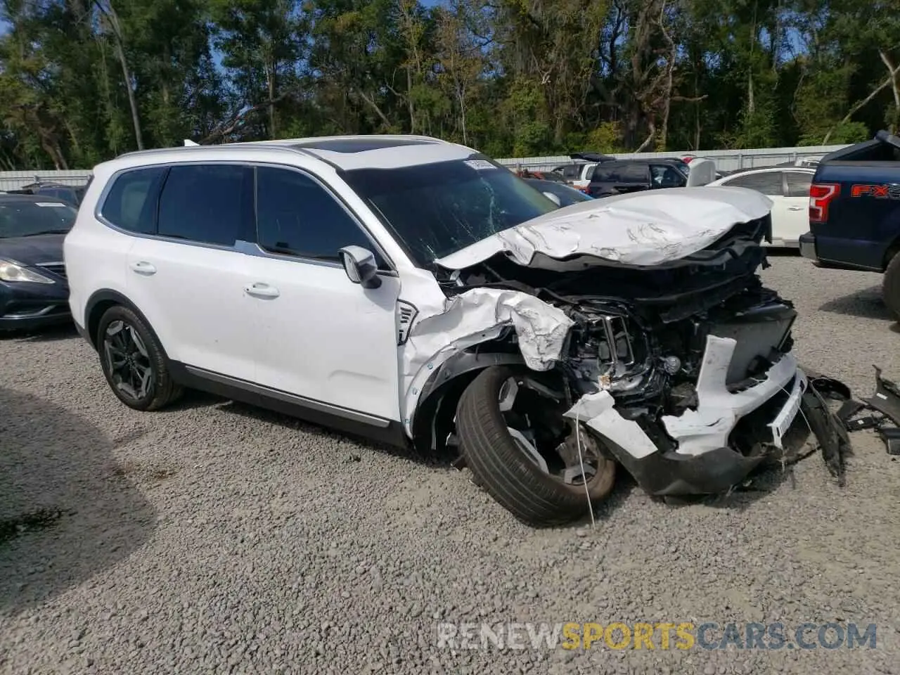 4 fotografías del automóvil dañado 5XYP3DGC1RG442032 KIA TELLURIDE 2024