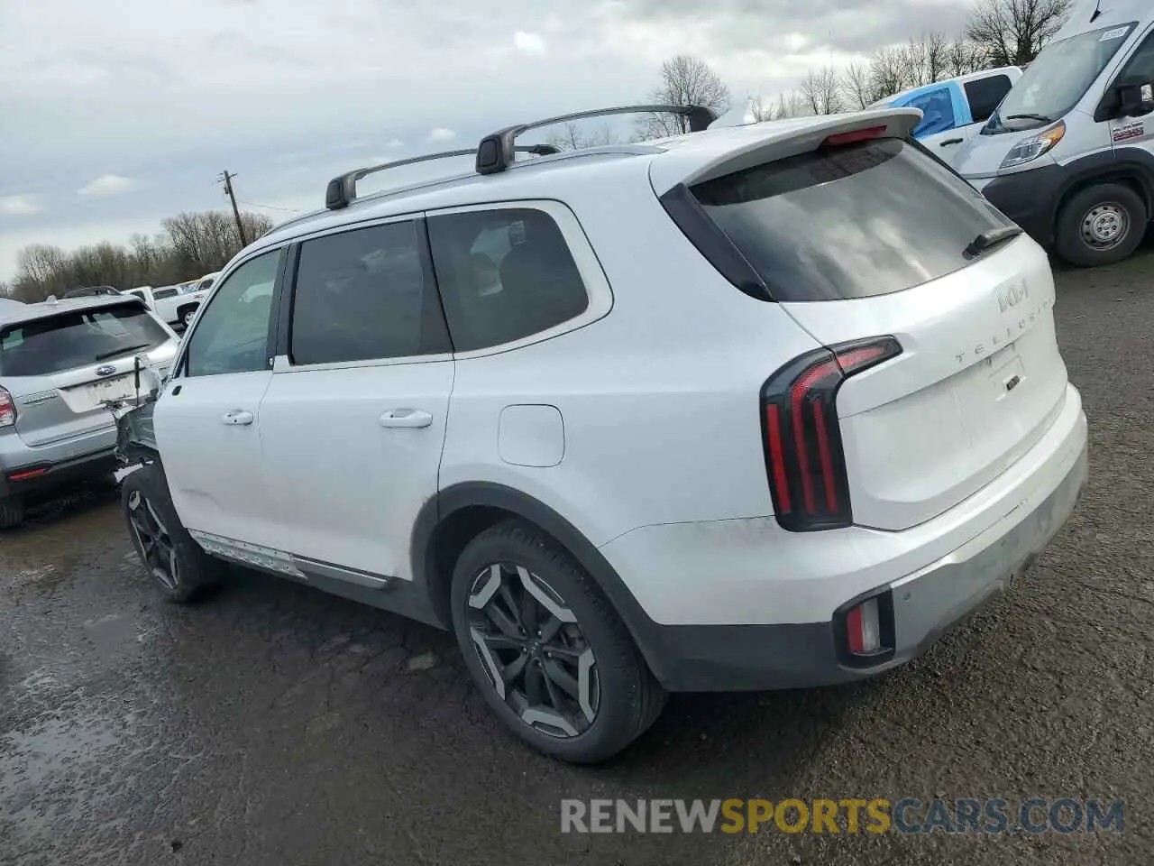2 fotografías del automóvil dañado 5XYP3DGC2RG451676 KIA TELLURIDE 2024