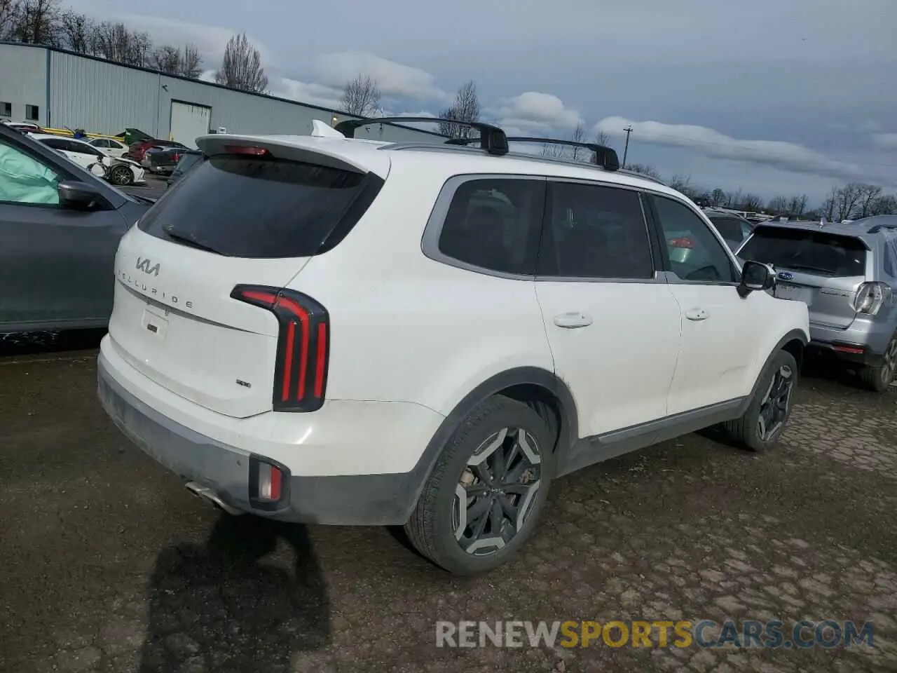 3 fotografías del automóvil dañado 5XYP3DGC2RG451676 KIA TELLURIDE 2024