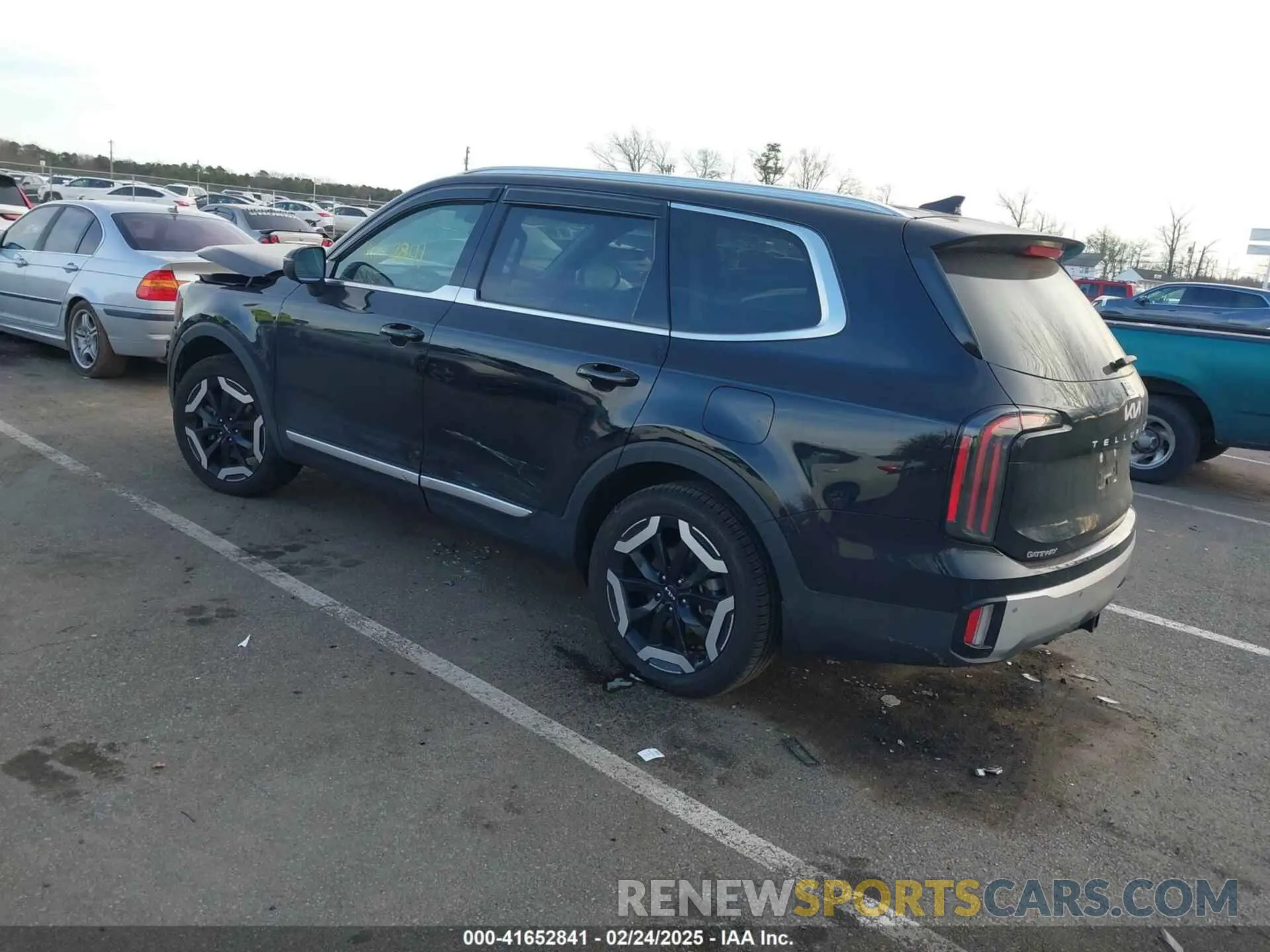 3 fotografías del automóvil dañado 5XYP3DGC2RG508331 KIA TELLURIDE 2024