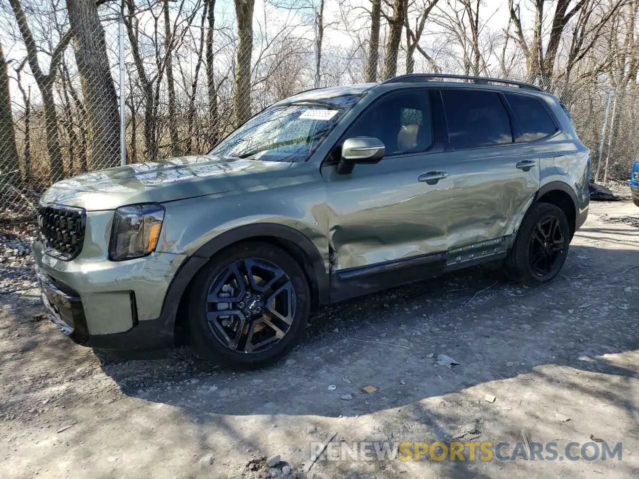 1 fotografías del automóvil dañado 5XYP3DGC2RG559425 KIA TELLURIDE 2024