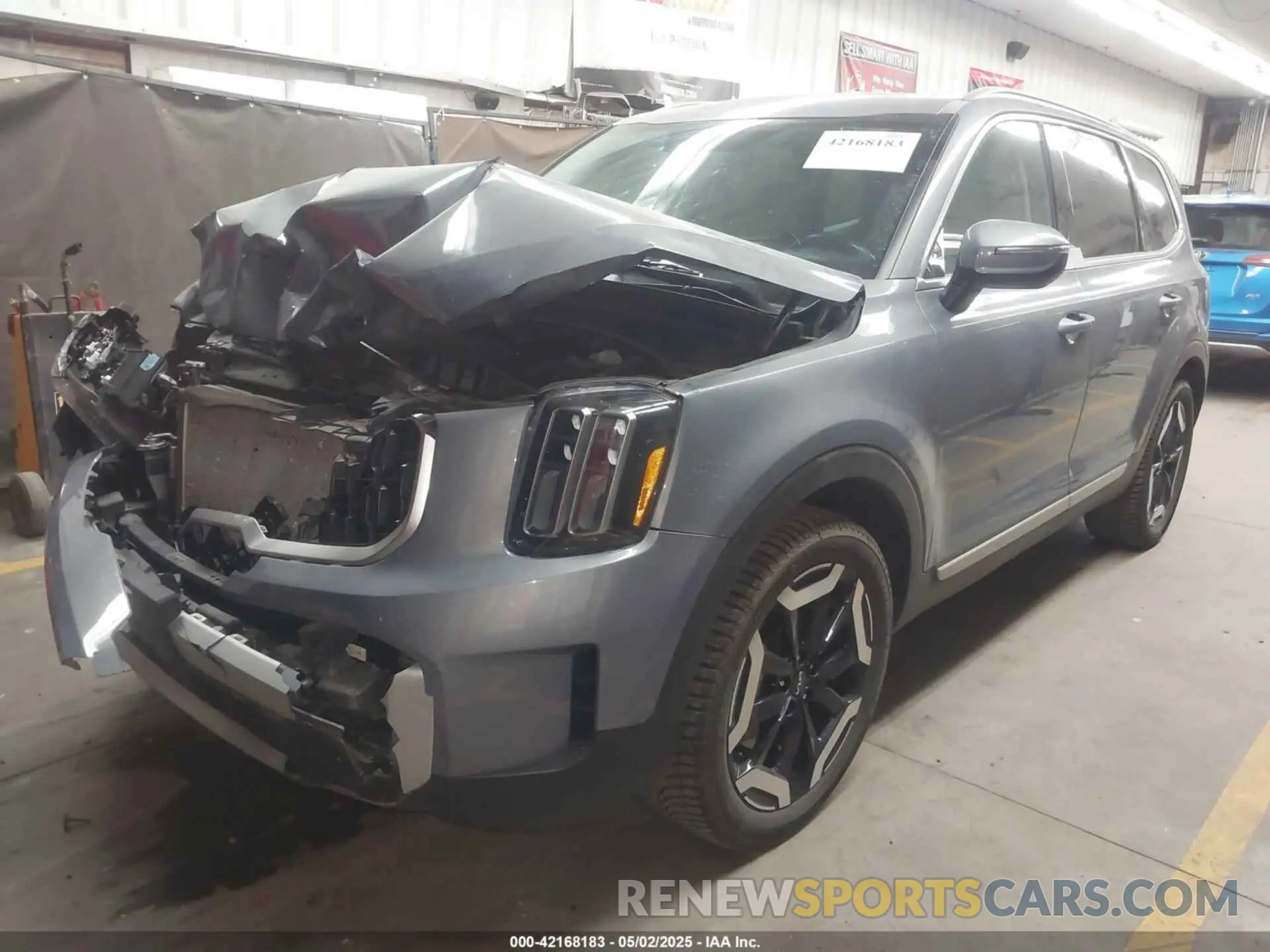 2 fotografías del automóvil dañado 5XYP3DGC3RG437947 KIA TELLURIDE 2024