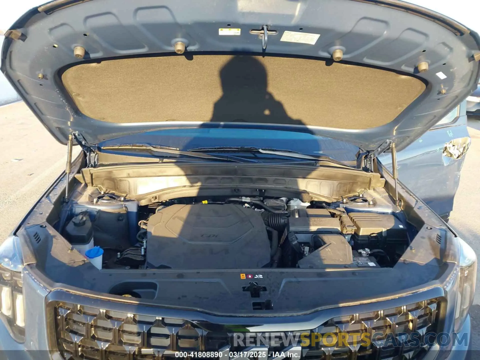10 fotografías del automóvil dañado 5XYP3DGC3RG538518 KIA TELLURIDE 2024