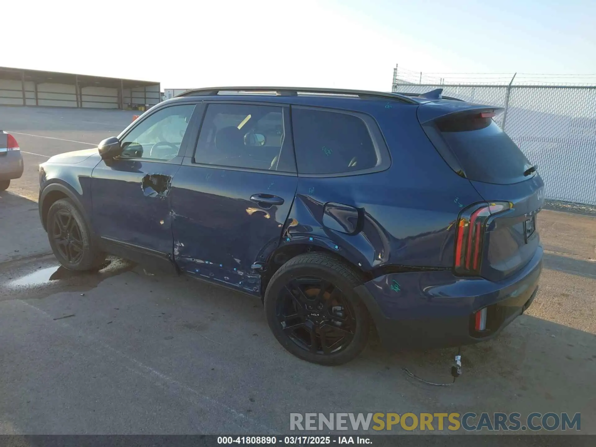 3 fotografías del automóvil dañado 5XYP3DGC3RG538518 KIA TELLURIDE 2024