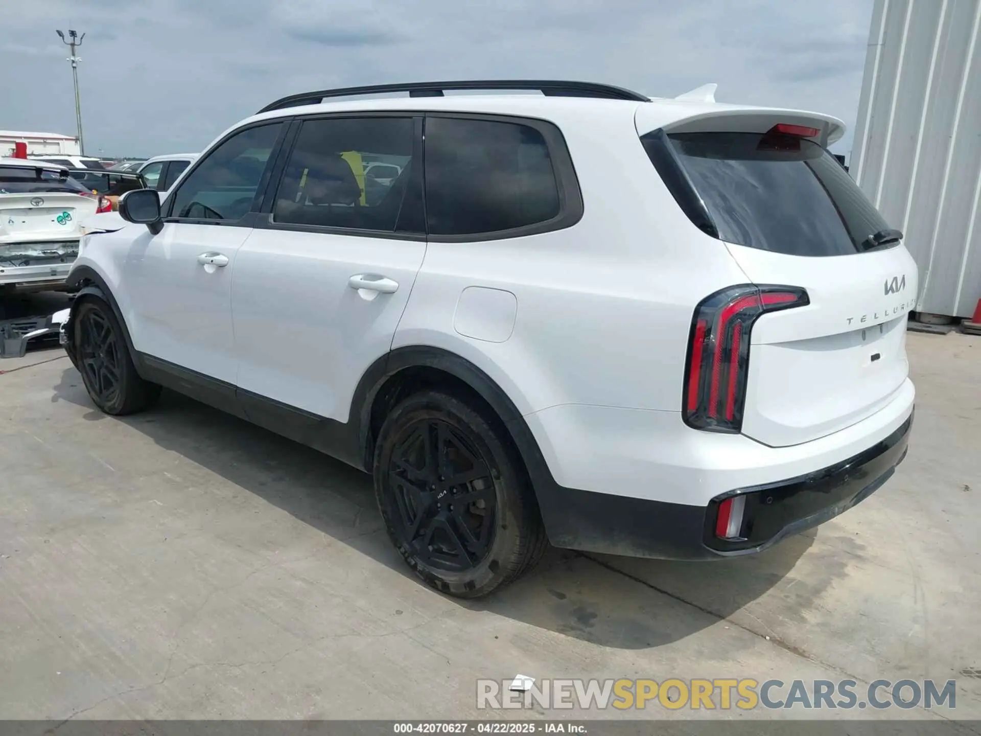 3 fotografías del automóvil dañado 5XYP3DGC4RG483058 KIA TELLURIDE 2024