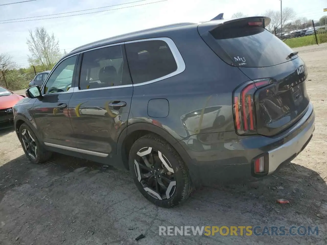 2 fotografías del automóvil dañado 5XYP3DGC5RG462803 KIA TELLURIDE 2024