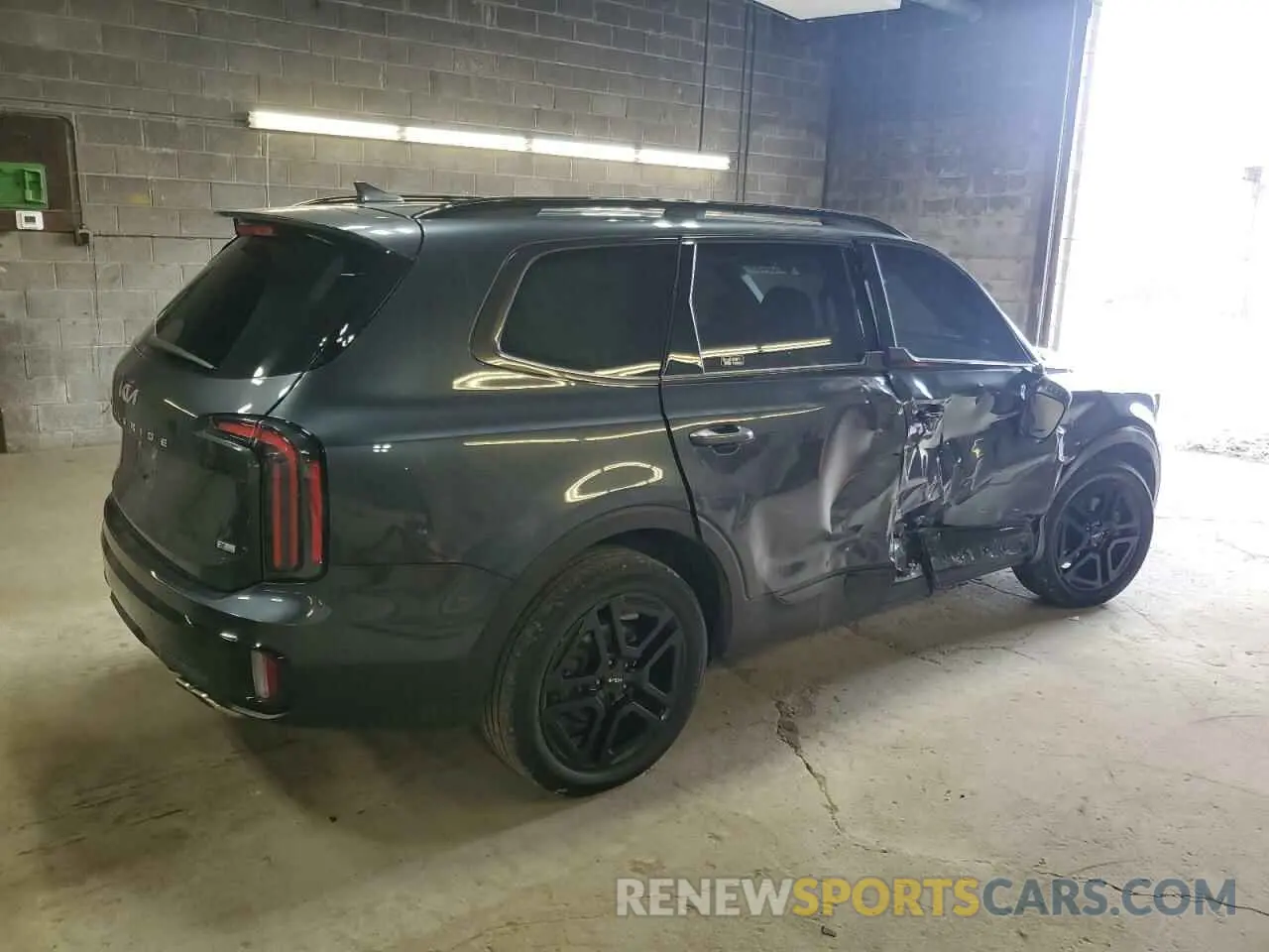 3 fotografías del automóvil dañado 5XYP3DGC5RG463482 KIA TELLURIDE 2024