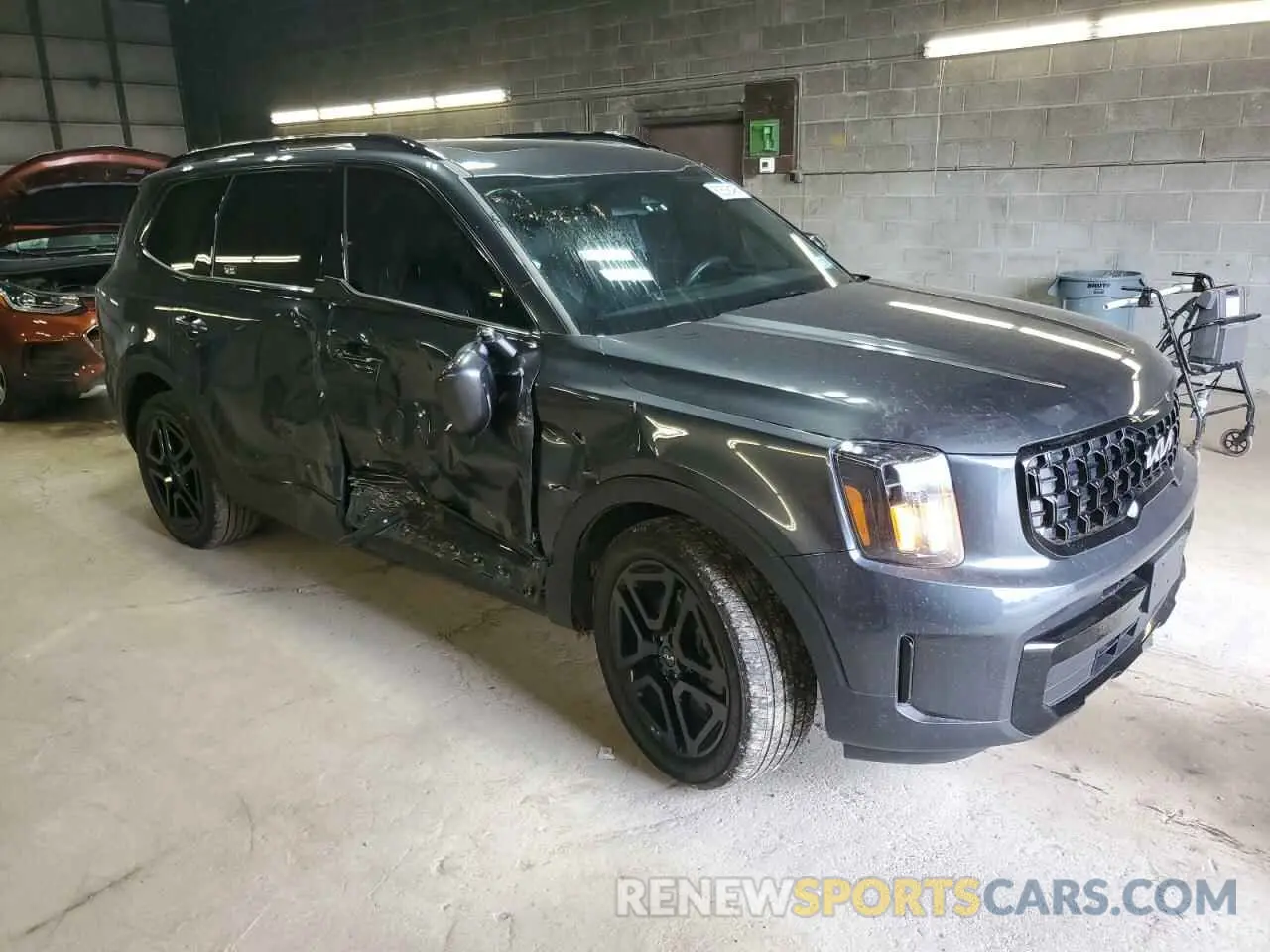 4 fotografías del automóvil dañado 5XYP3DGC5RG463482 KIA TELLURIDE 2024