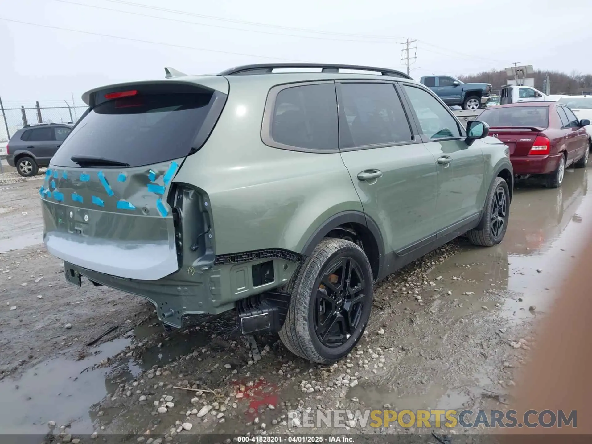 4 fotografías del automóvil dañado 5XYP3DGC5RG559709 KIA TELLURIDE 2024