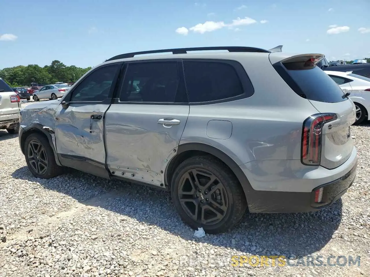 2 fotografías del automóvil dañado 5XYP3DGC6RG476371 KIA TELLURIDE 2024