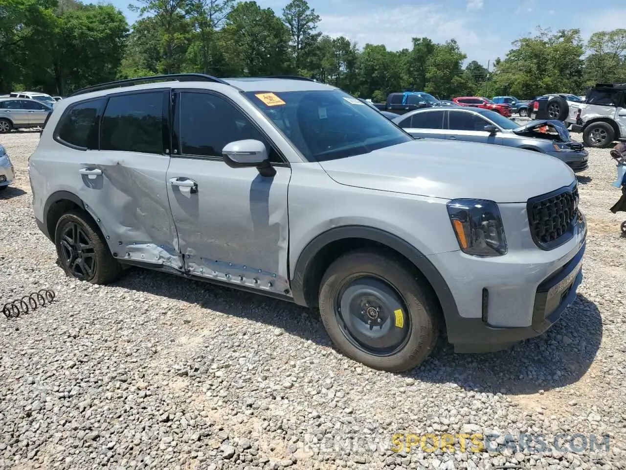 4 fotografías del automóvil dañado 5XYP3DGC6RG476371 KIA TELLURIDE 2024