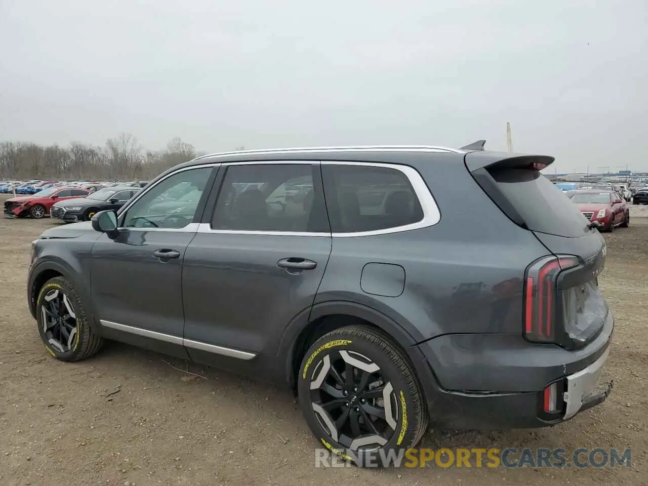 2 fotografías del automóvil dañado 5XYP3DGC7RG481336 KIA TELLURIDE 2024