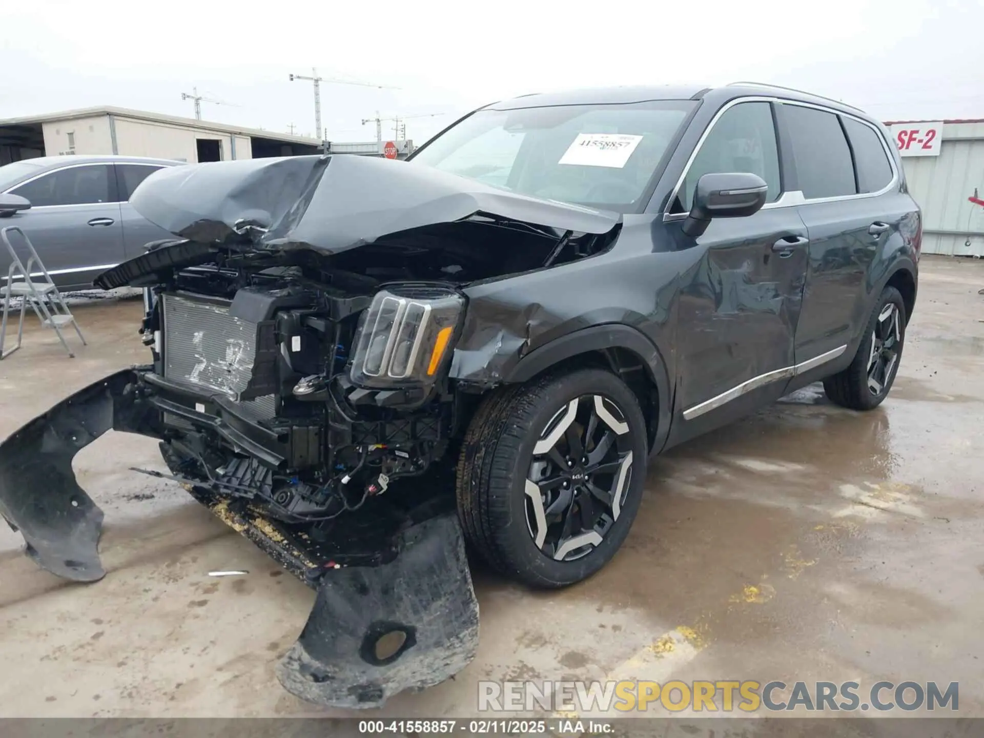 2 fotografías del automóvil dañado 5XYP3DGC7RG511872 KIA TELLURIDE 2024