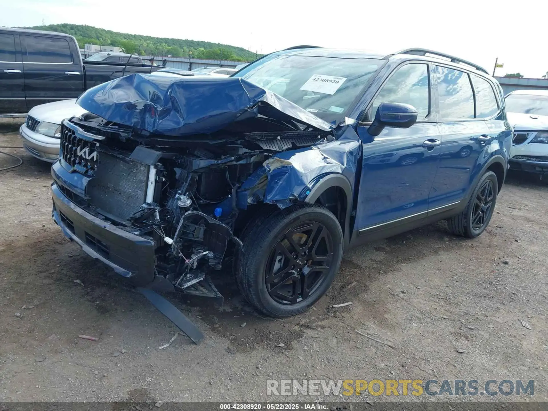 2 fotografías del automóvil dañado 5XYP3DGC8RG551457 KIA TELLURIDE 2024