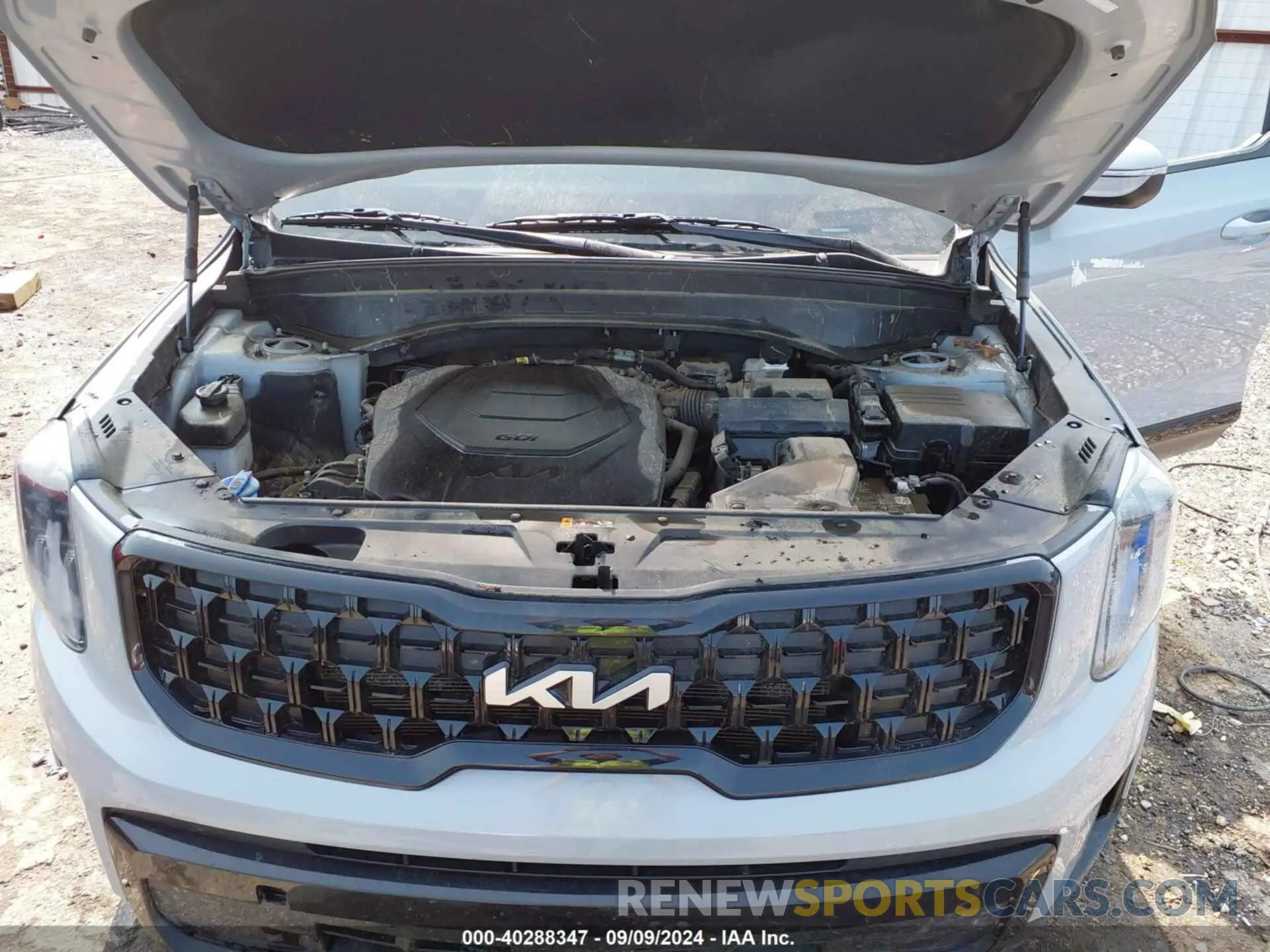 10 fotografías del automóvil dañado 5XYP3DGC9RG428637 KIA TELLURIDE 2024
