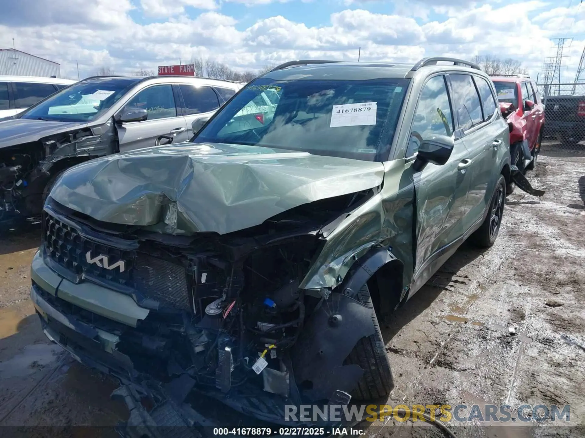 6 fotografías del automóvil dañado 5XYP3DGC9RG468071 KIA TELLURIDE 2024