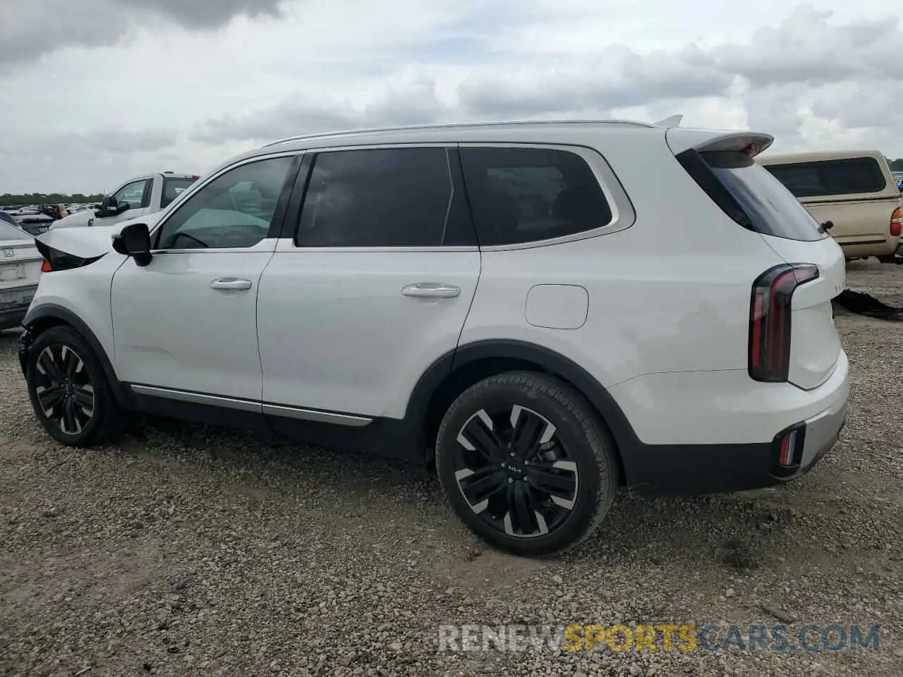 2 fotografías del automóvil dañado 5XYP54GC8RG494042 KIA TELLURIDE 2024
