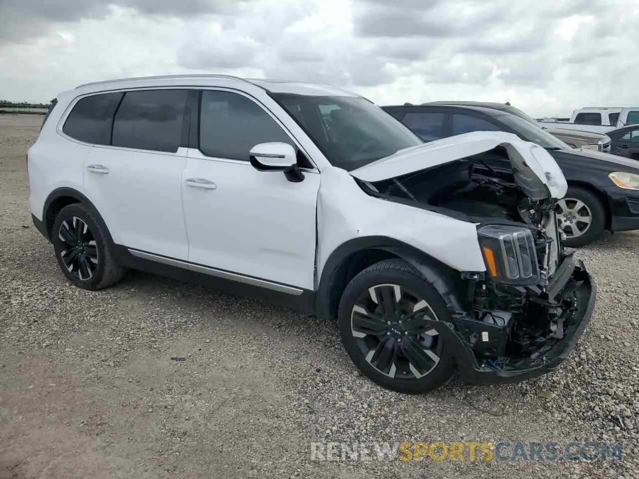 4 fotografías del automóvil dañado 5XYP54GC8RG494042 KIA TELLURIDE 2024