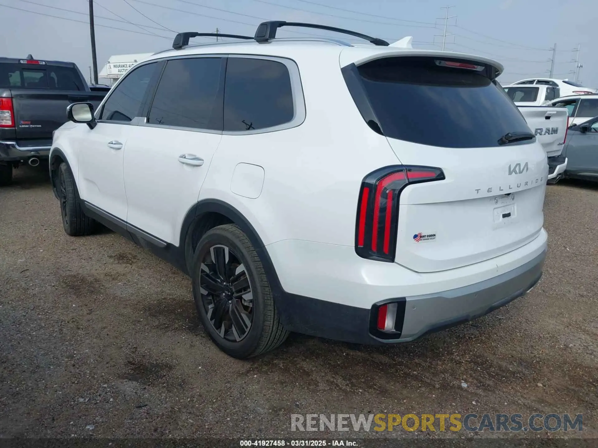 3 fotografías del automóvil dañado 5XYP5DGC0RG511416 KIA TELLURIDE 2024
