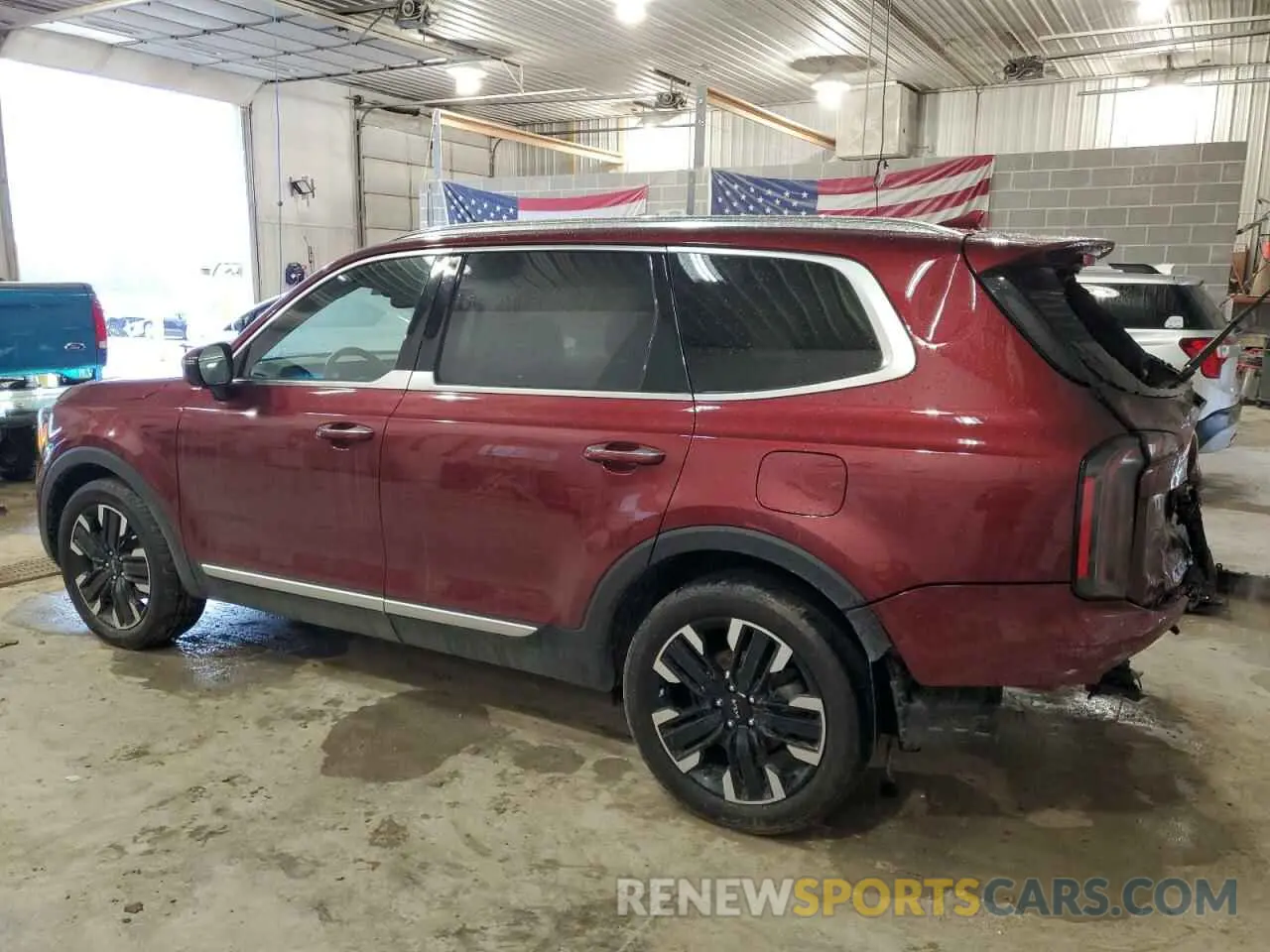 2 fotografías del automóvil dañado 5XYP5DGC1RG480127 KIA TELLURIDE 2024