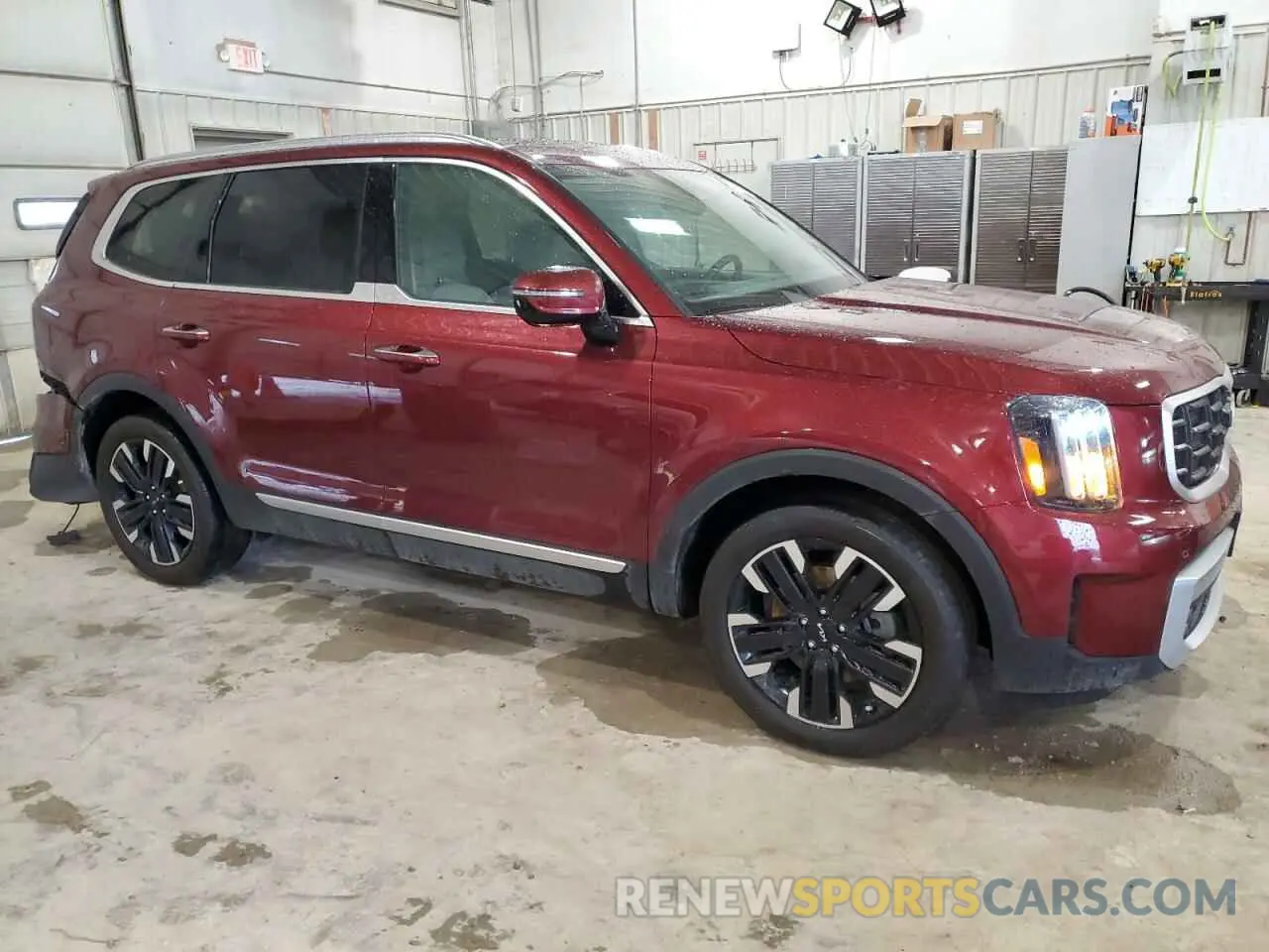 4 fotografías del automóvil dañado 5XYP5DGC1RG480127 KIA TELLURIDE 2024