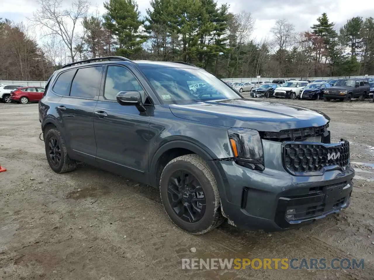 4 fotografías del automóvil dañado 5XYP5DGC1RG545512 KIA TELLURIDE 2024