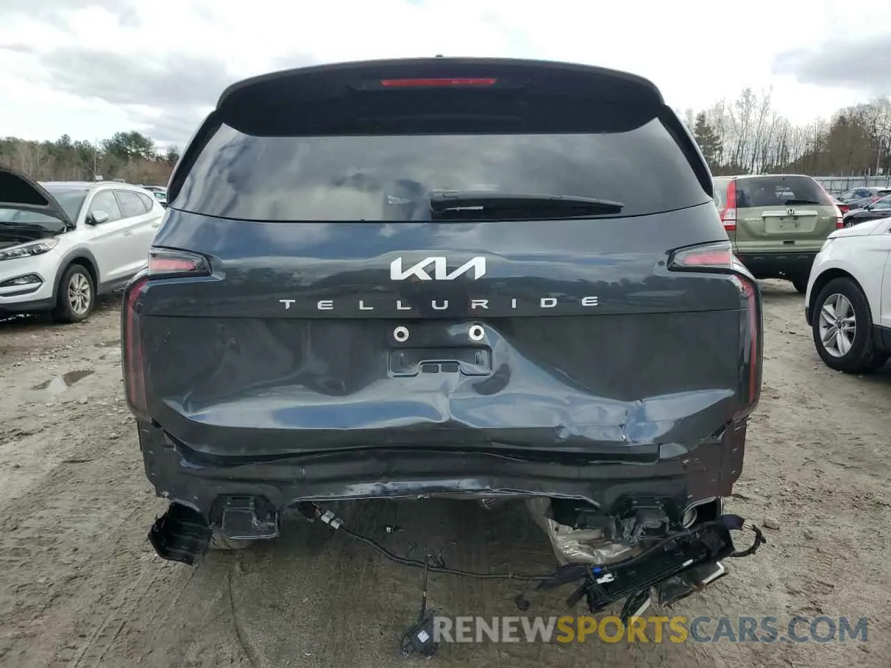 6 fotografías del automóvil dañado 5XYP5DGC1RG545512 KIA TELLURIDE 2024