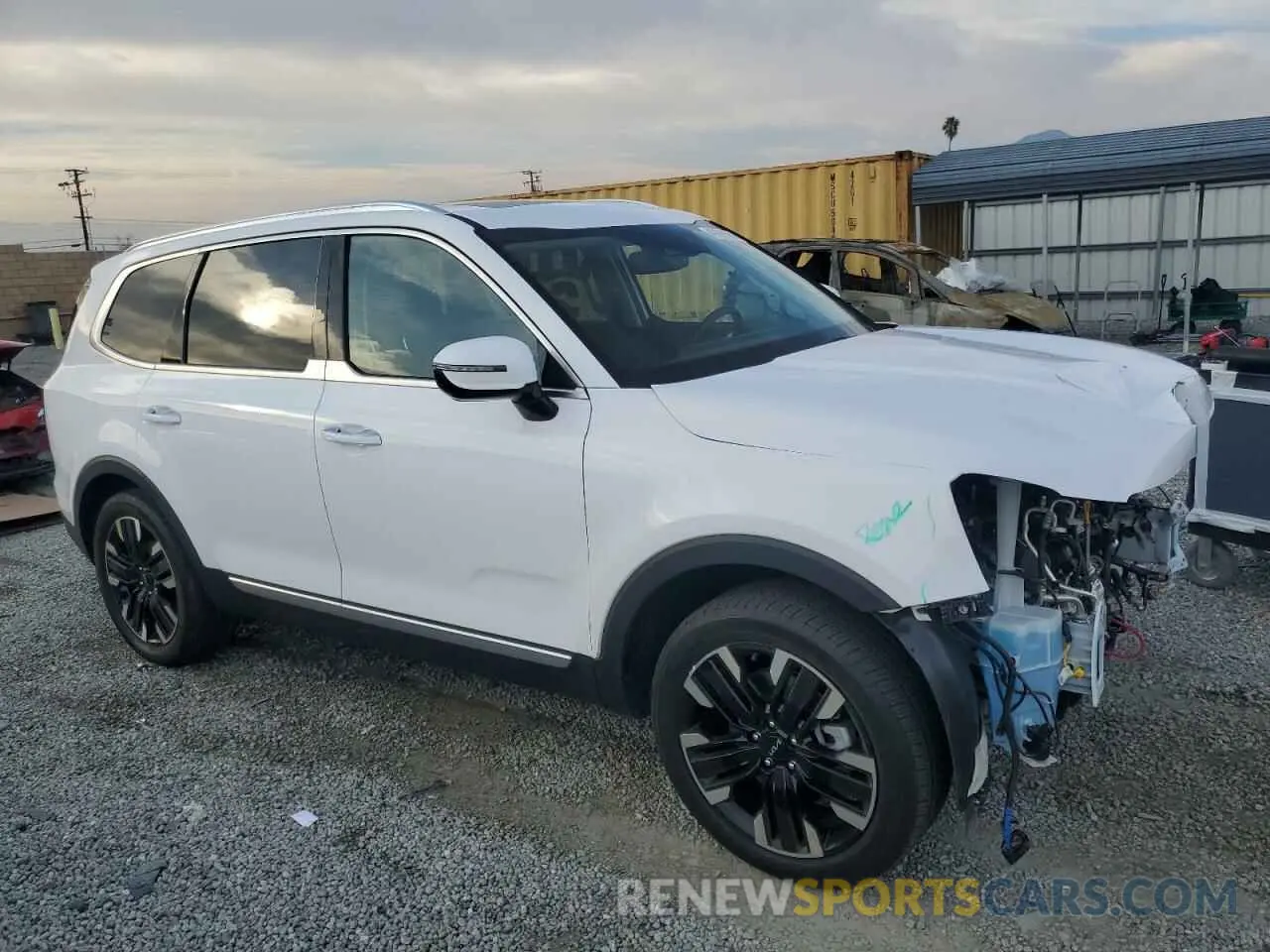 4 fotografías del automóvil dañado 5XYP5DGC2RG412872 KIA TELLURIDE 2024