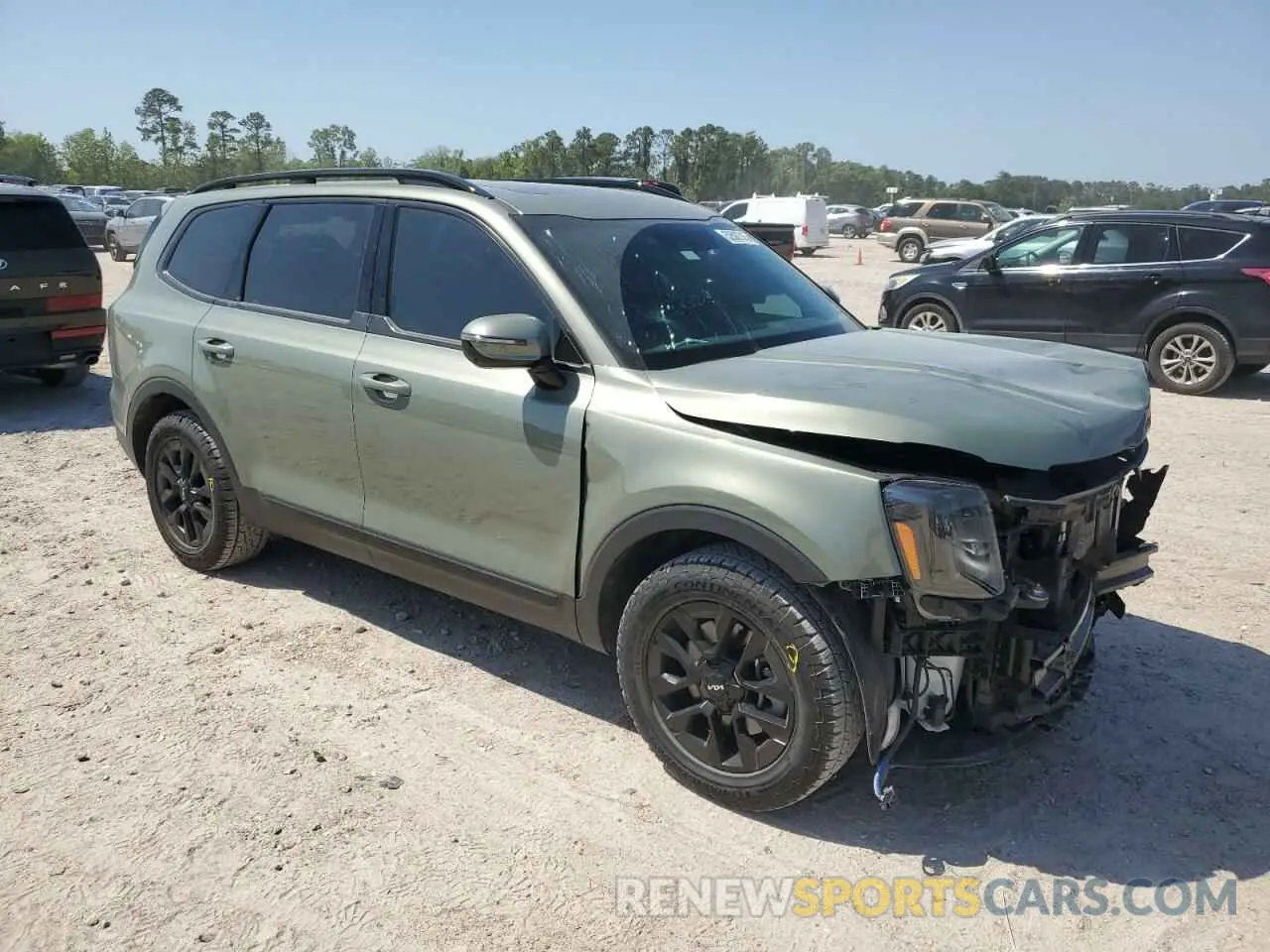 4 fotografías del automóvil dañado 5XYP5DGC2RG441689 KIA TELLURIDE 2024