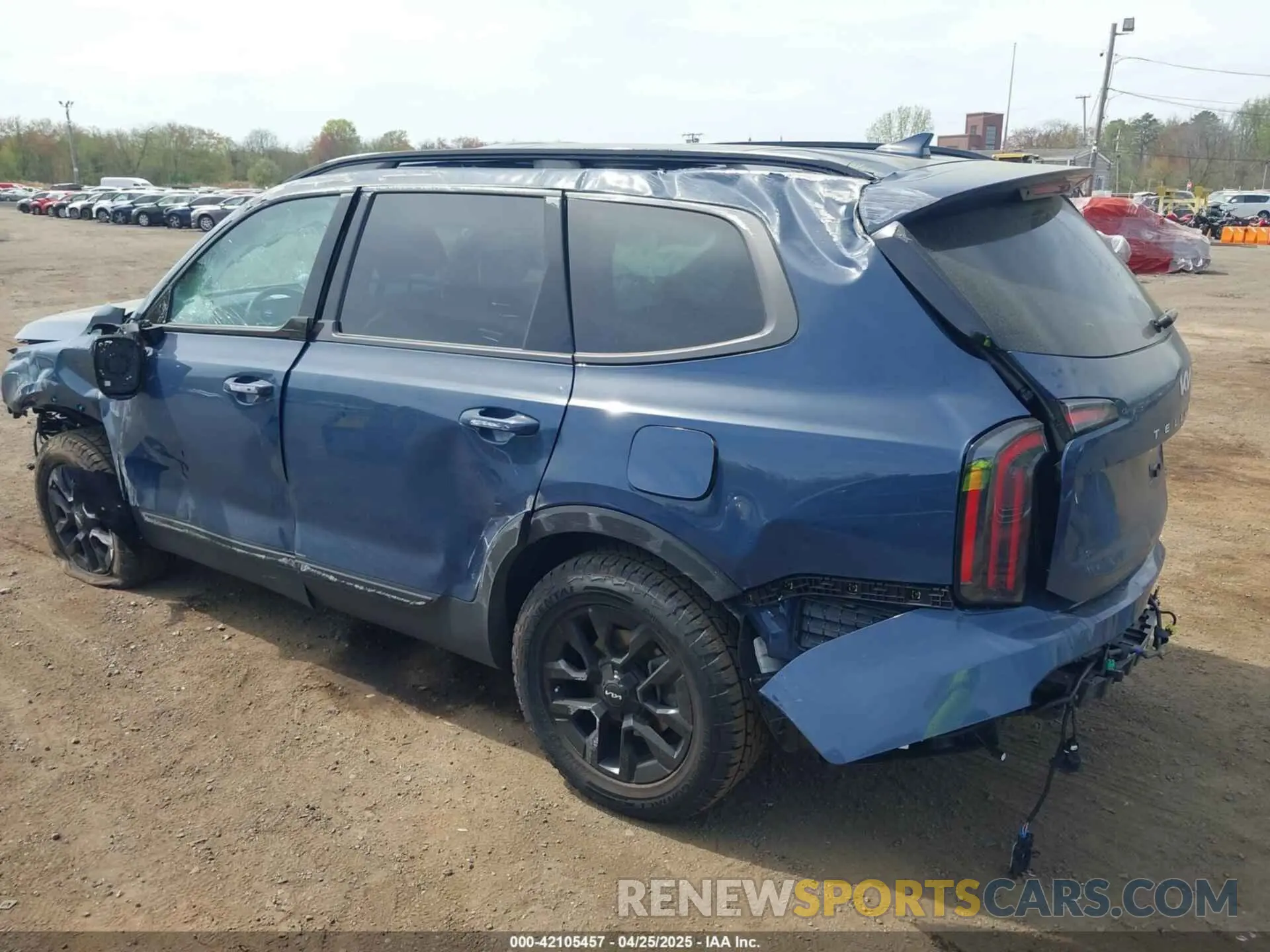6 fotografías del automóvil dañado 5XYP5DGC2RG534888 KIA TELLURIDE 2024