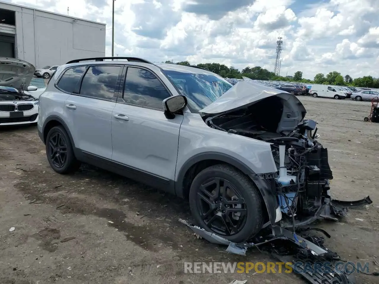 4 fotografías del automóvil dañado 5XYP5DGC3RG440826 KIA TELLURIDE 2024
