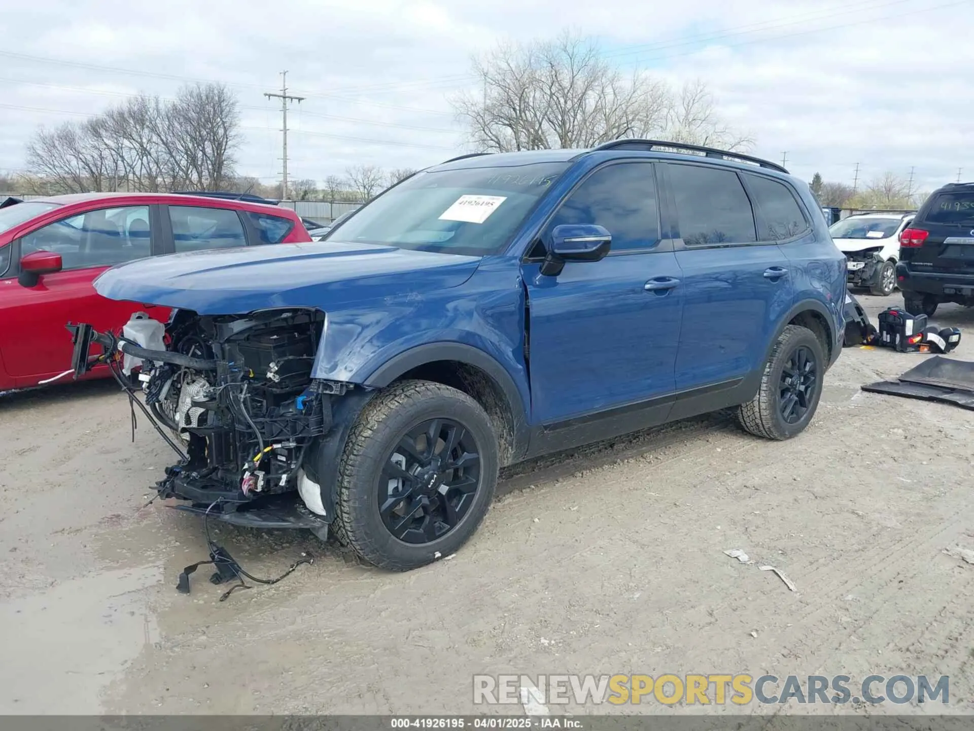 2 fotografías del automóvil dañado 5XYP5DGC4RG461605 KIA TELLURIDE 2024