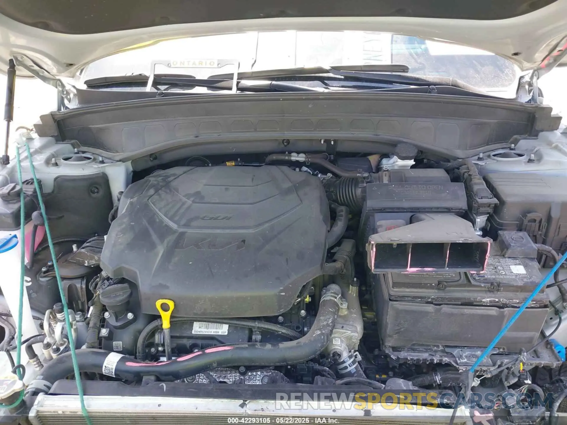 10 fotografías del automóvil dañado 5XYP5DGC4RG512391 KIA TELLURIDE 2024