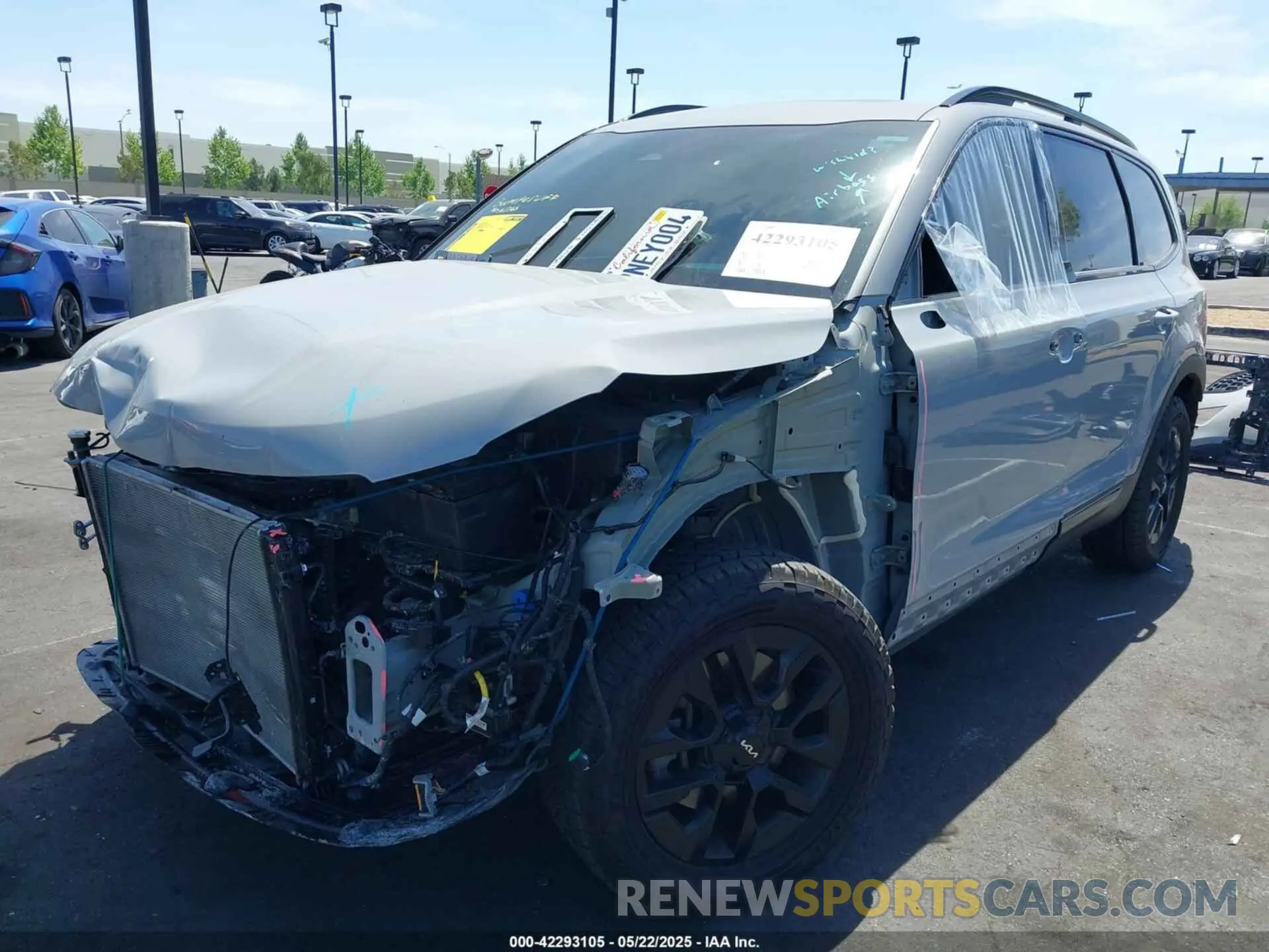 2 fotografías del automóvil dañado 5XYP5DGC4RG512391 KIA TELLURIDE 2024