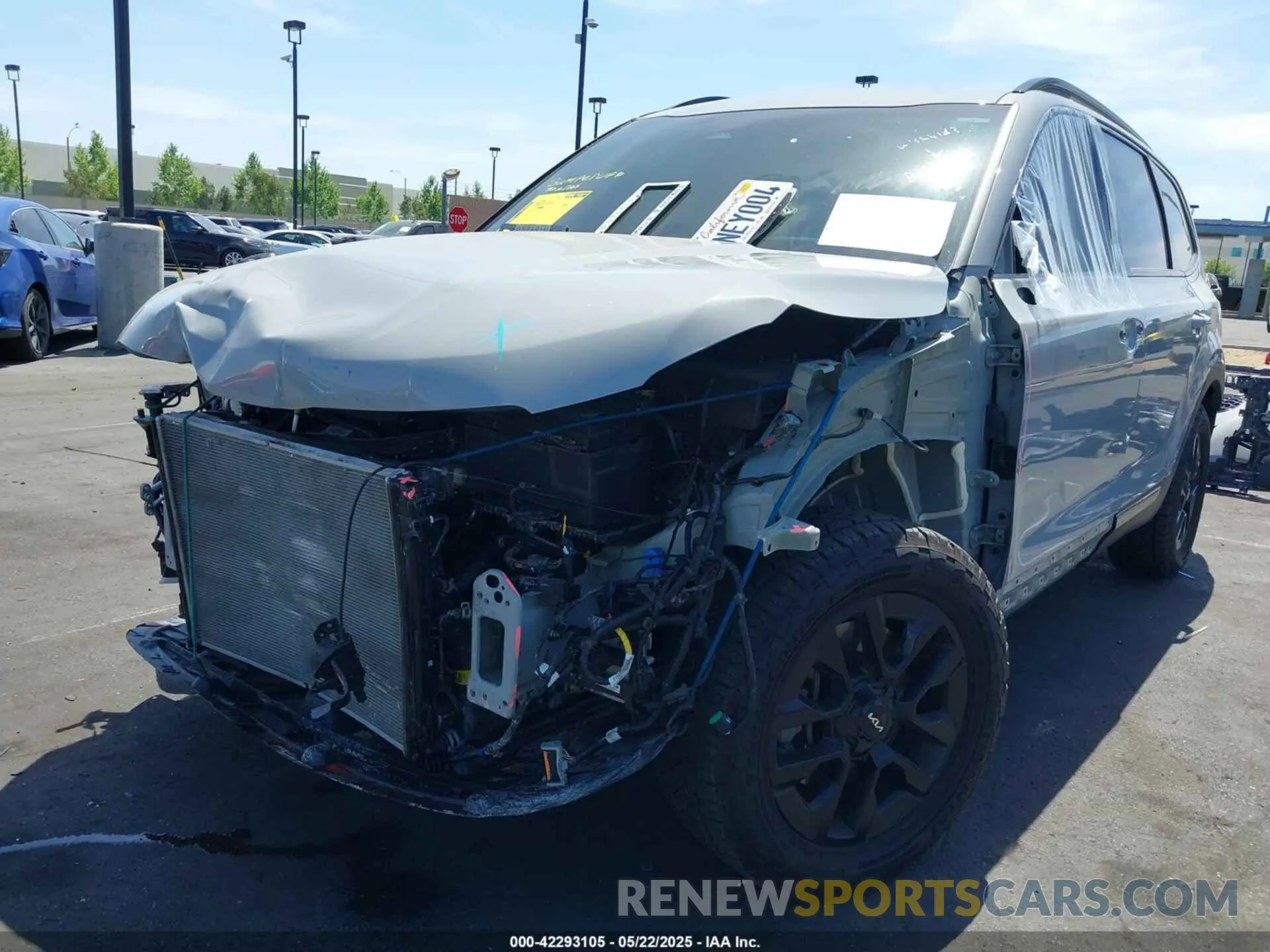 6 fotografías del automóvil dañado 5XYP5DGC4RG512391 KIA TELLURIDE 2024