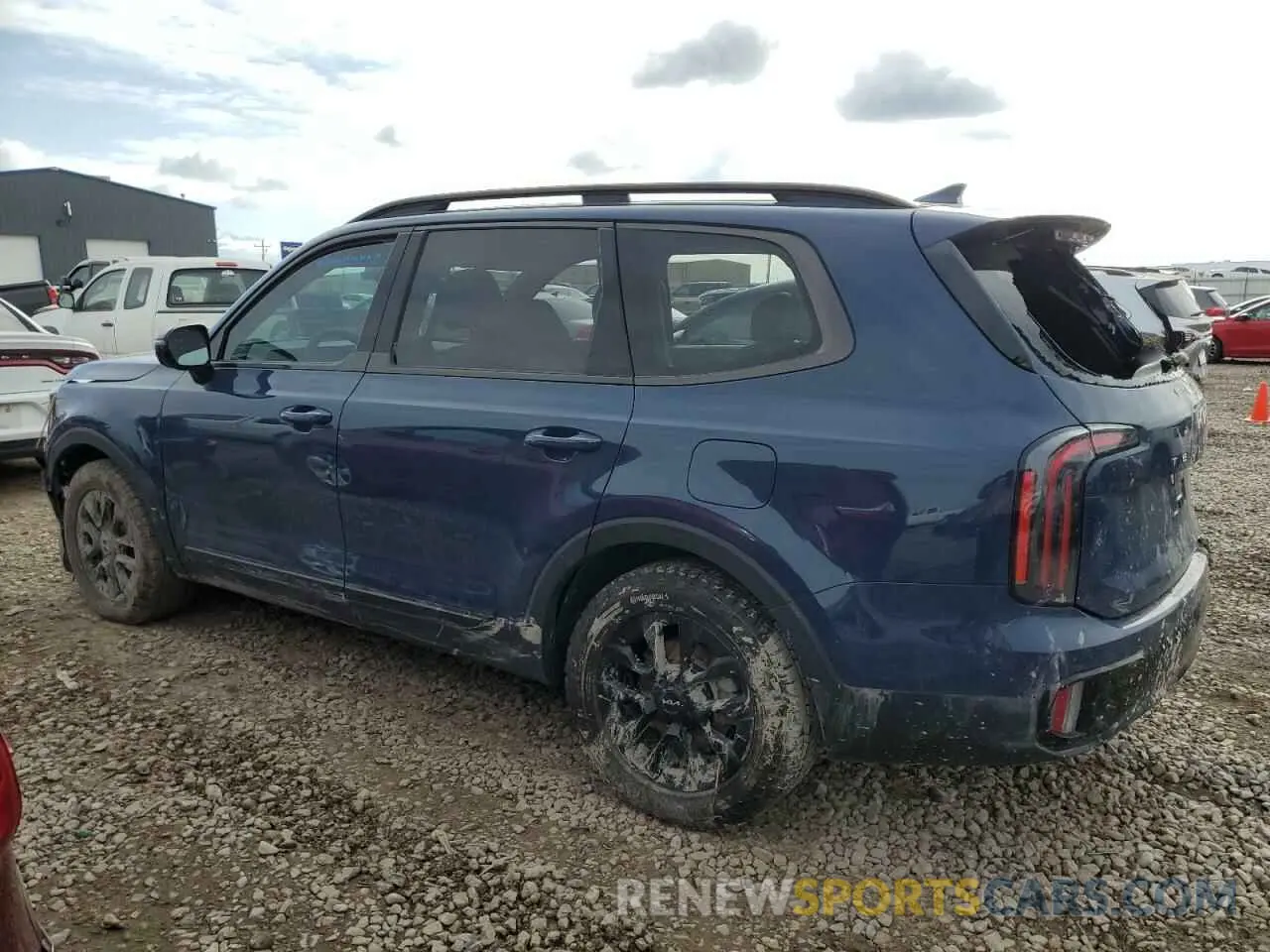 2 fotografías del automóvil dañado 5XYP5DGC5RG413336 KIA TELLURIDE 2024