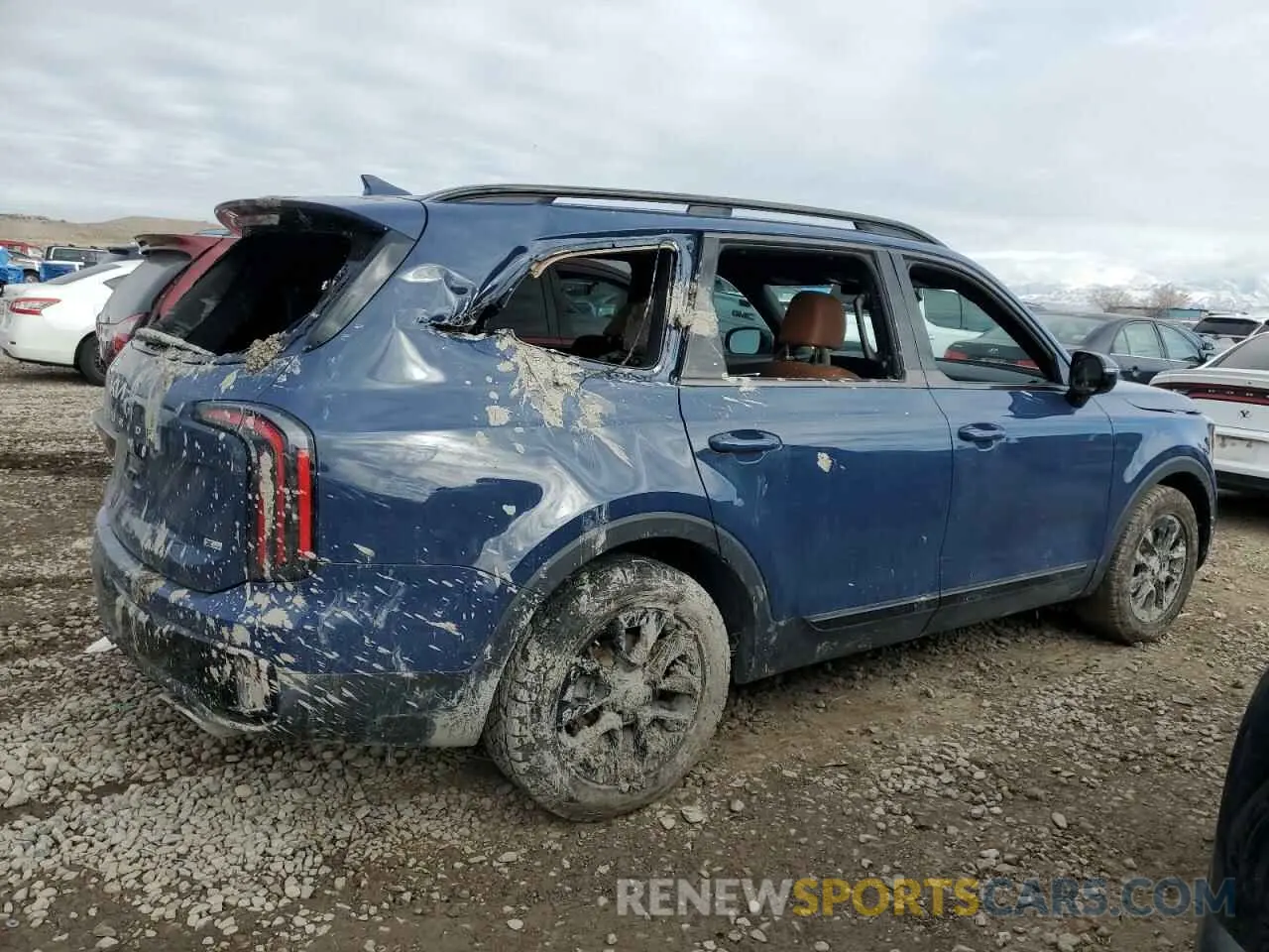 3 fotografías del automóvil dañado 5XYP5DGC5RG413336 KIA TELLURIDE 2024