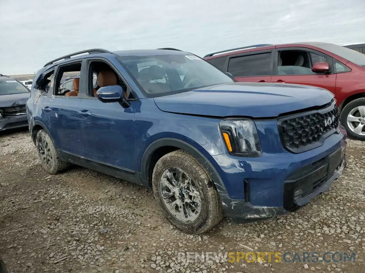 4 fotografías del automóvil dañado 5XYP5DGC5RG413336 KIA TELLURIDE 2024