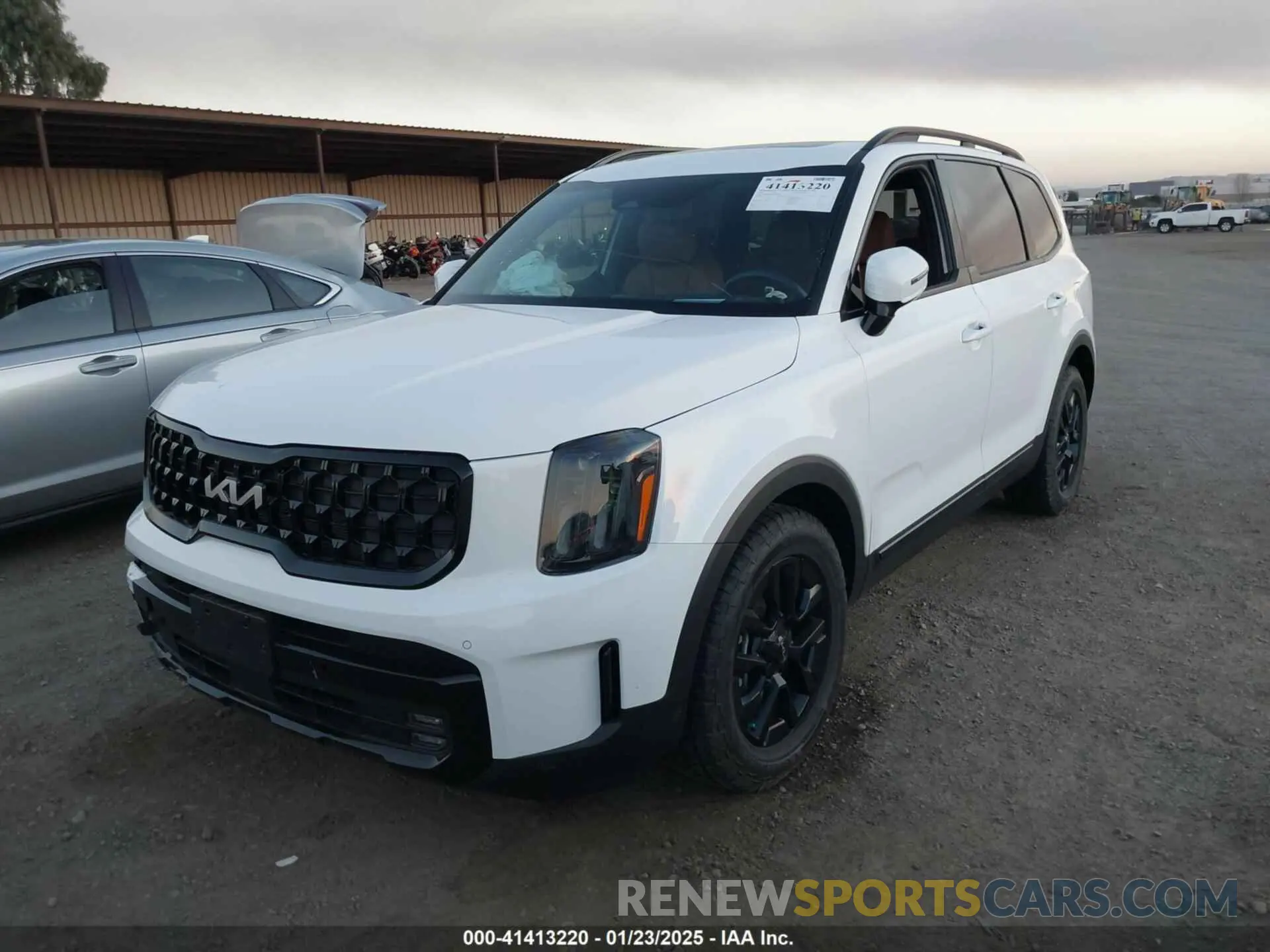 2 fotografías del automóvil dañado 5XYP5DGC5RG481698 KIA TELLURIDE 2024