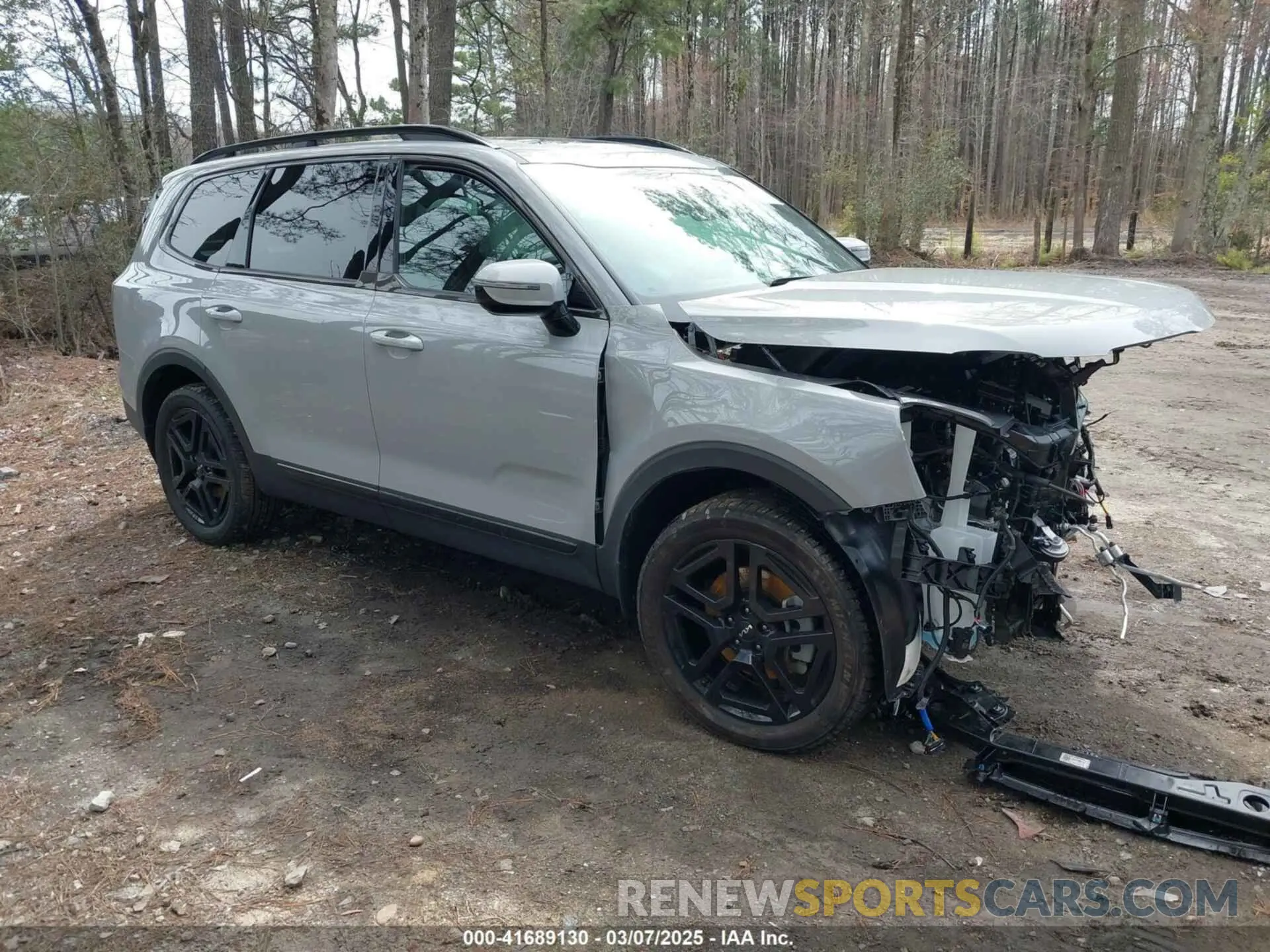 1 fotografías del automóvil dañado 5XYP5DGC5RG502887 KIA TELLURIDE 2024