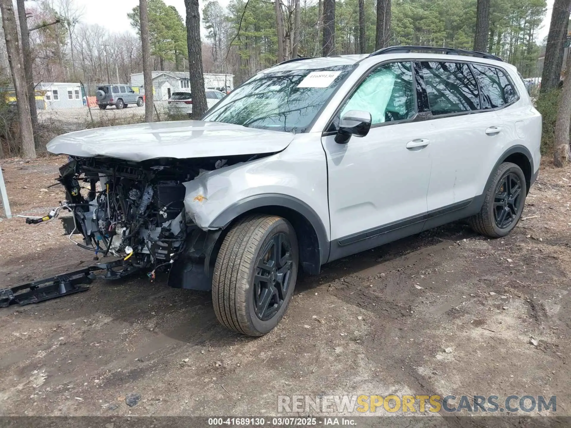 2 fotografías del automóvil dañado 5XYP5DGC5RG502887 KIA TELLURIDE 2024
